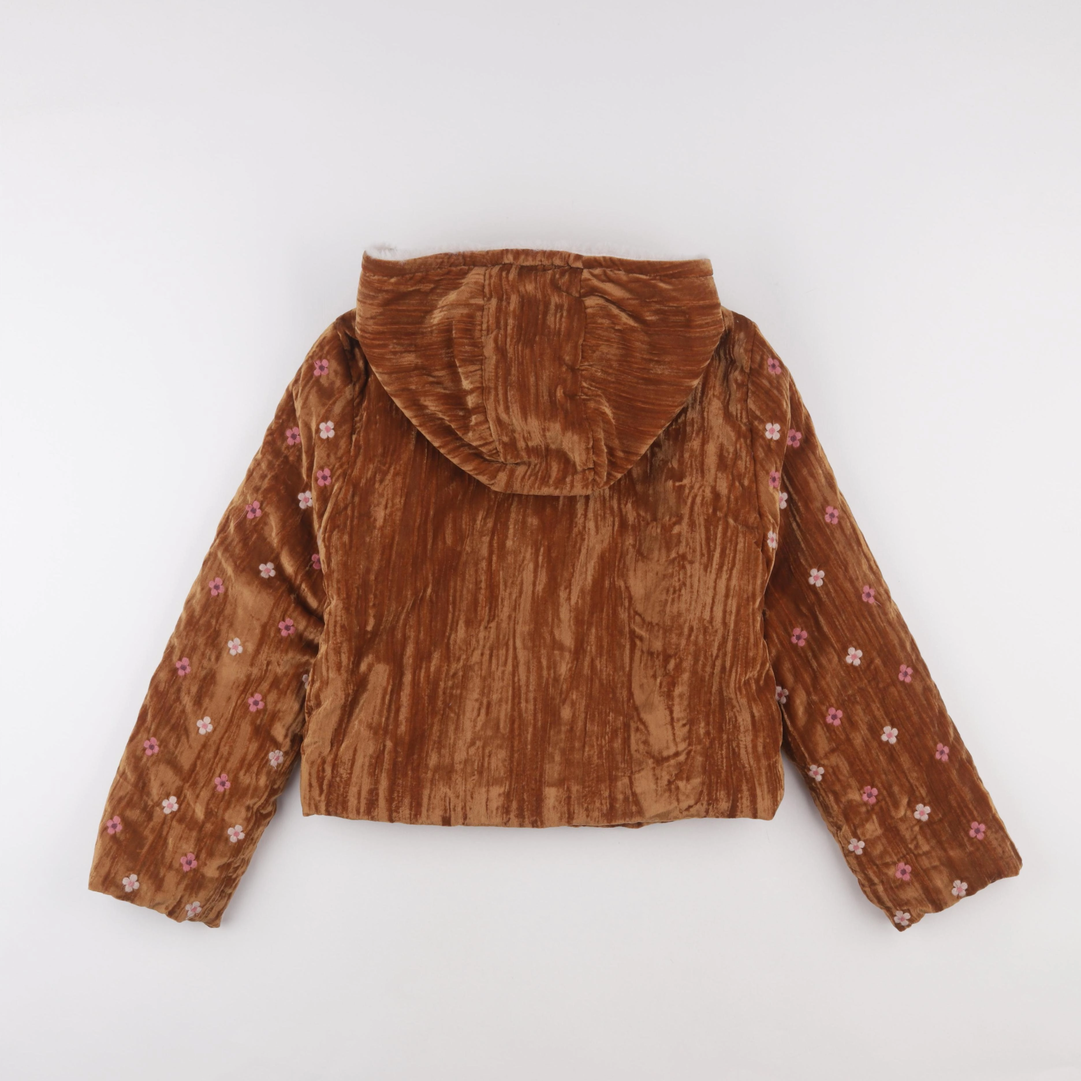 Louise Misha - veste doublé marron - 10 ans