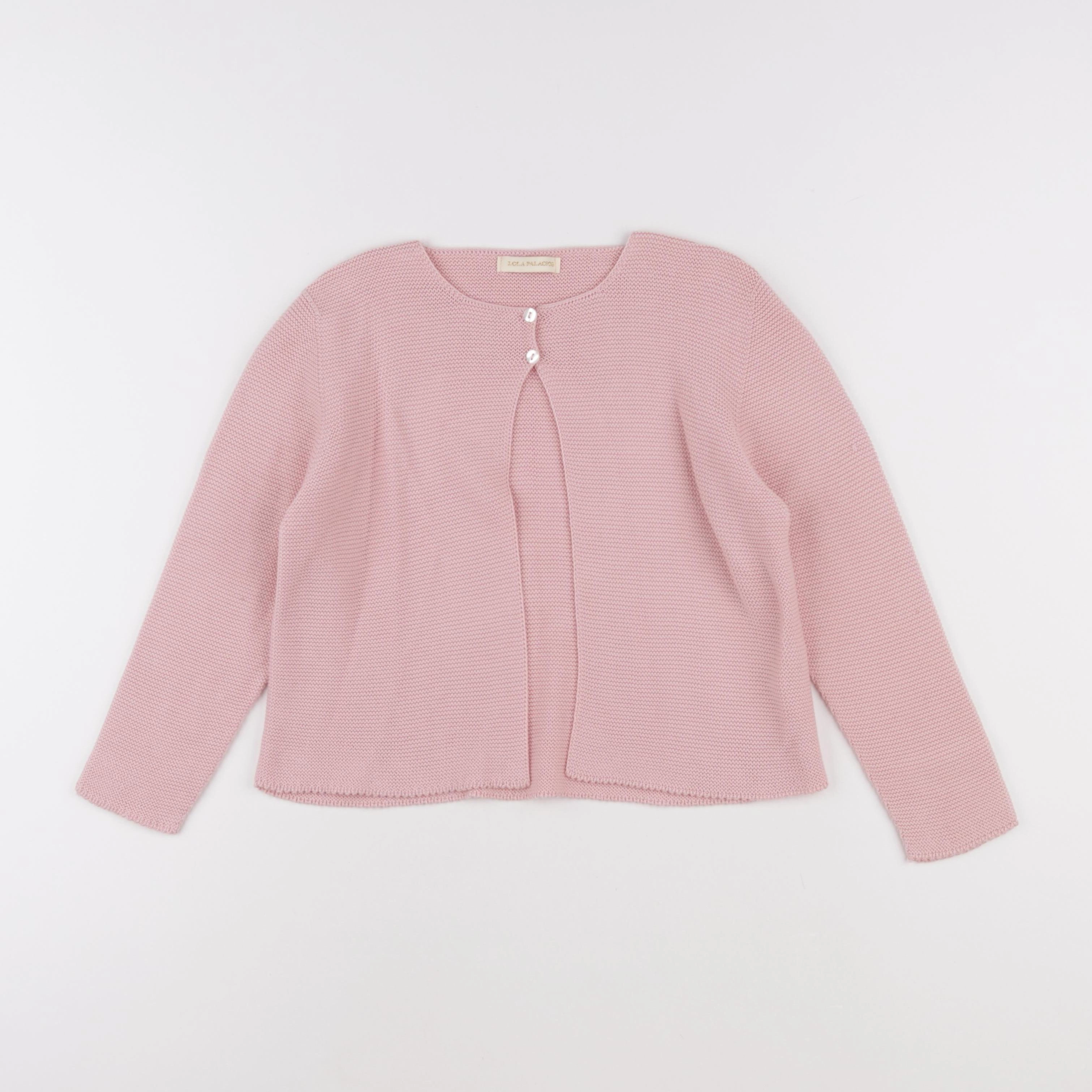 Lola Palacios - gilet rose - 10 ans