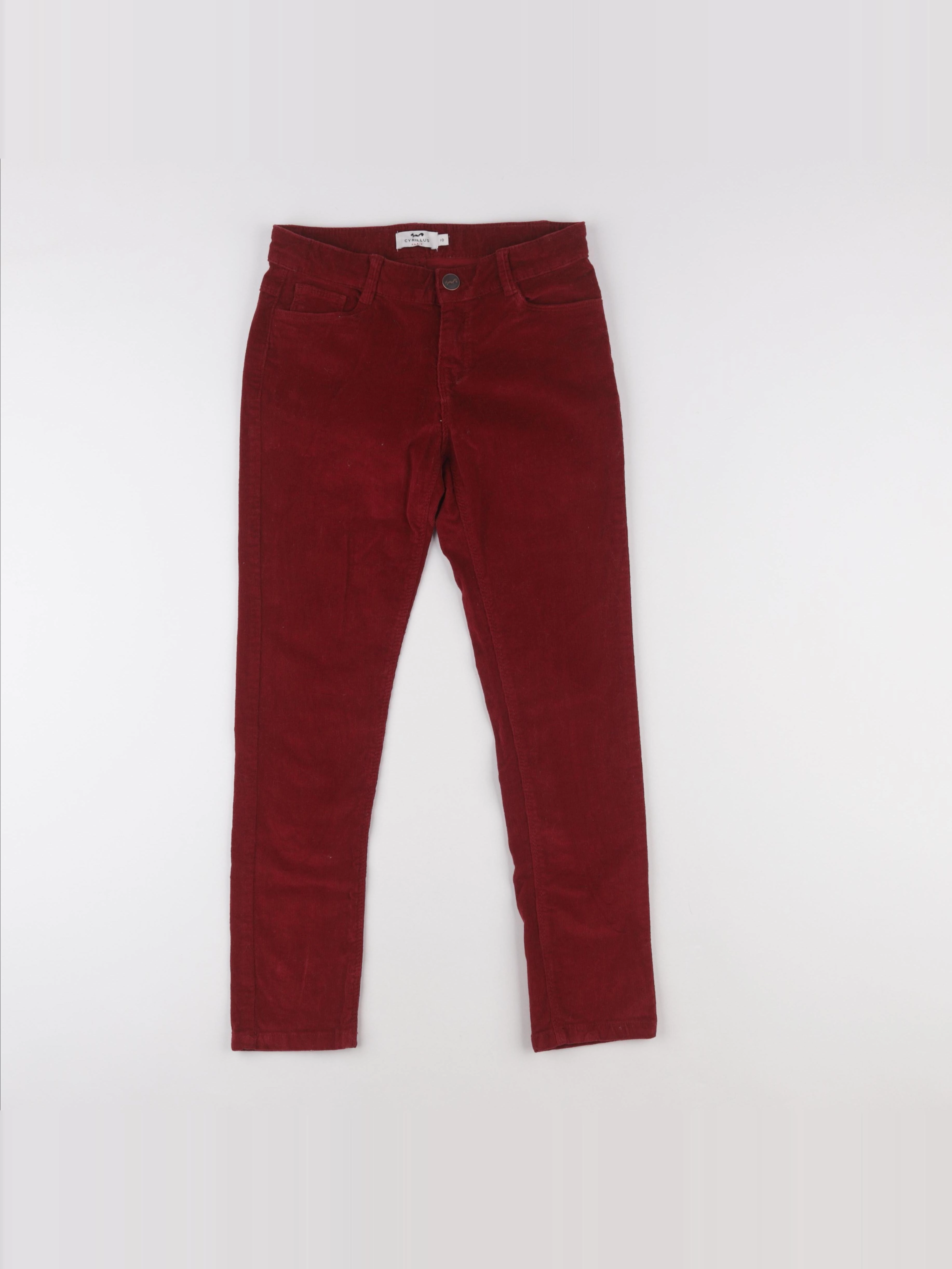 Cyrillus - pantalon rouge - 10 ans