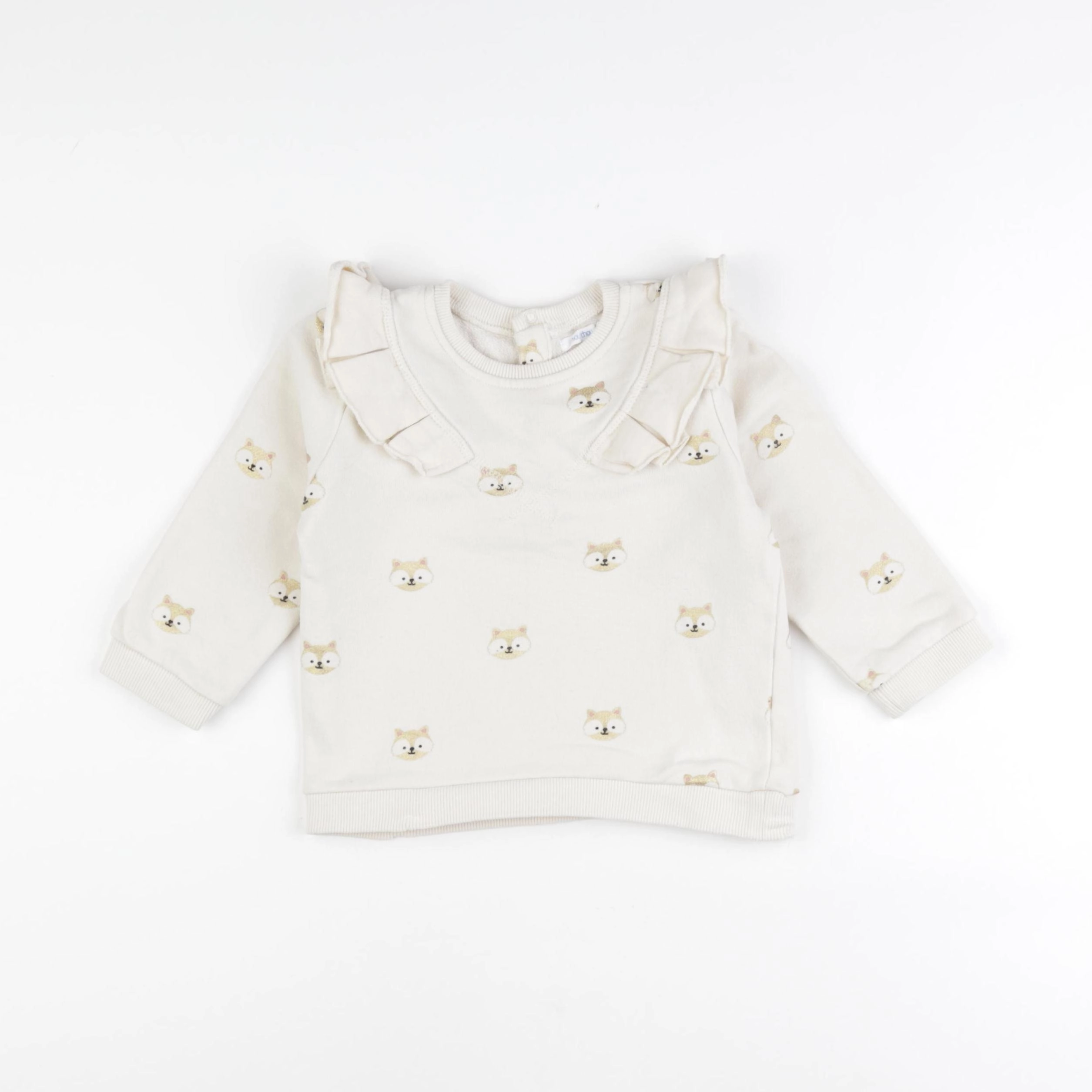 Boutchou - sweat beige, or - 36 mois