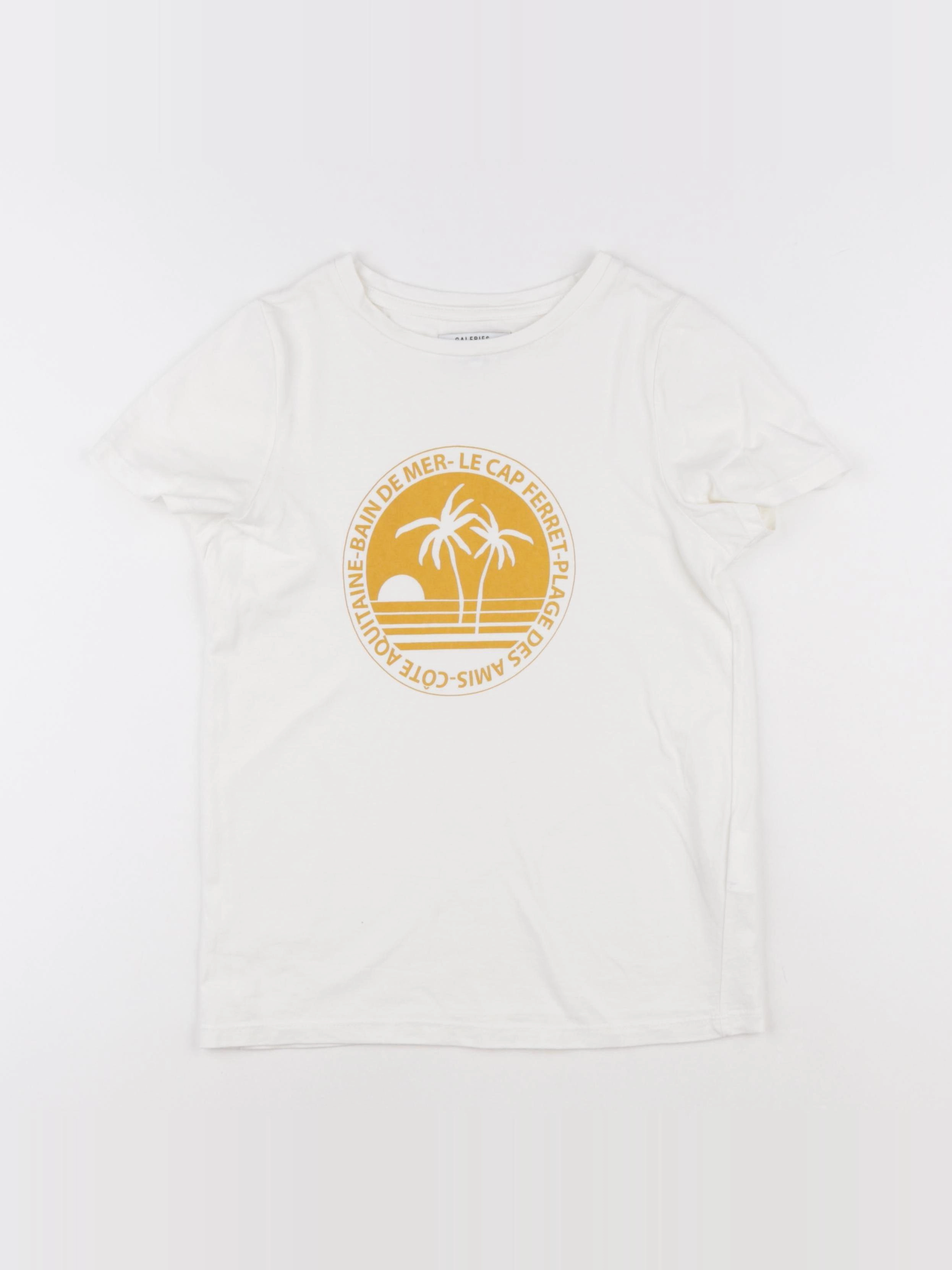 Galeries Lafayette - tee-shirt blanc - 10 ans