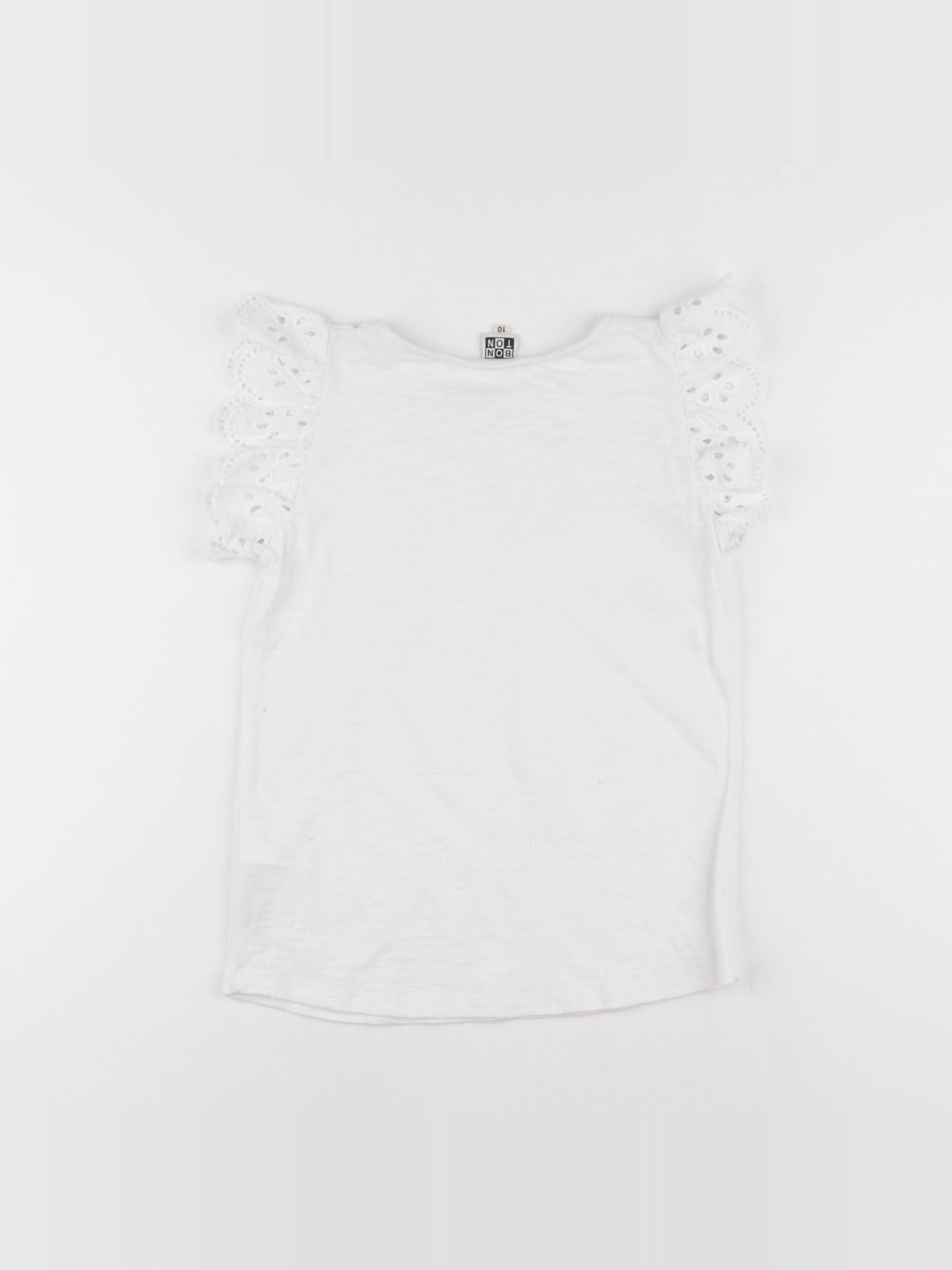 Bonton - tee-shirt blanc - 10 ans