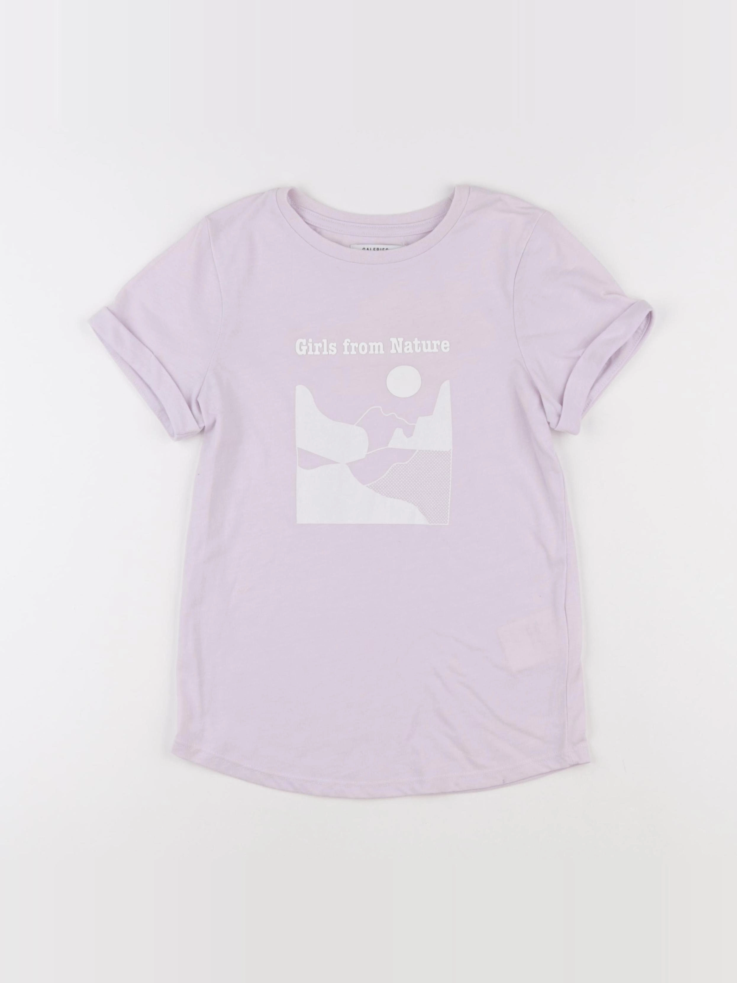 Galeries Lafayette - tee-shirt violet - 10 ans