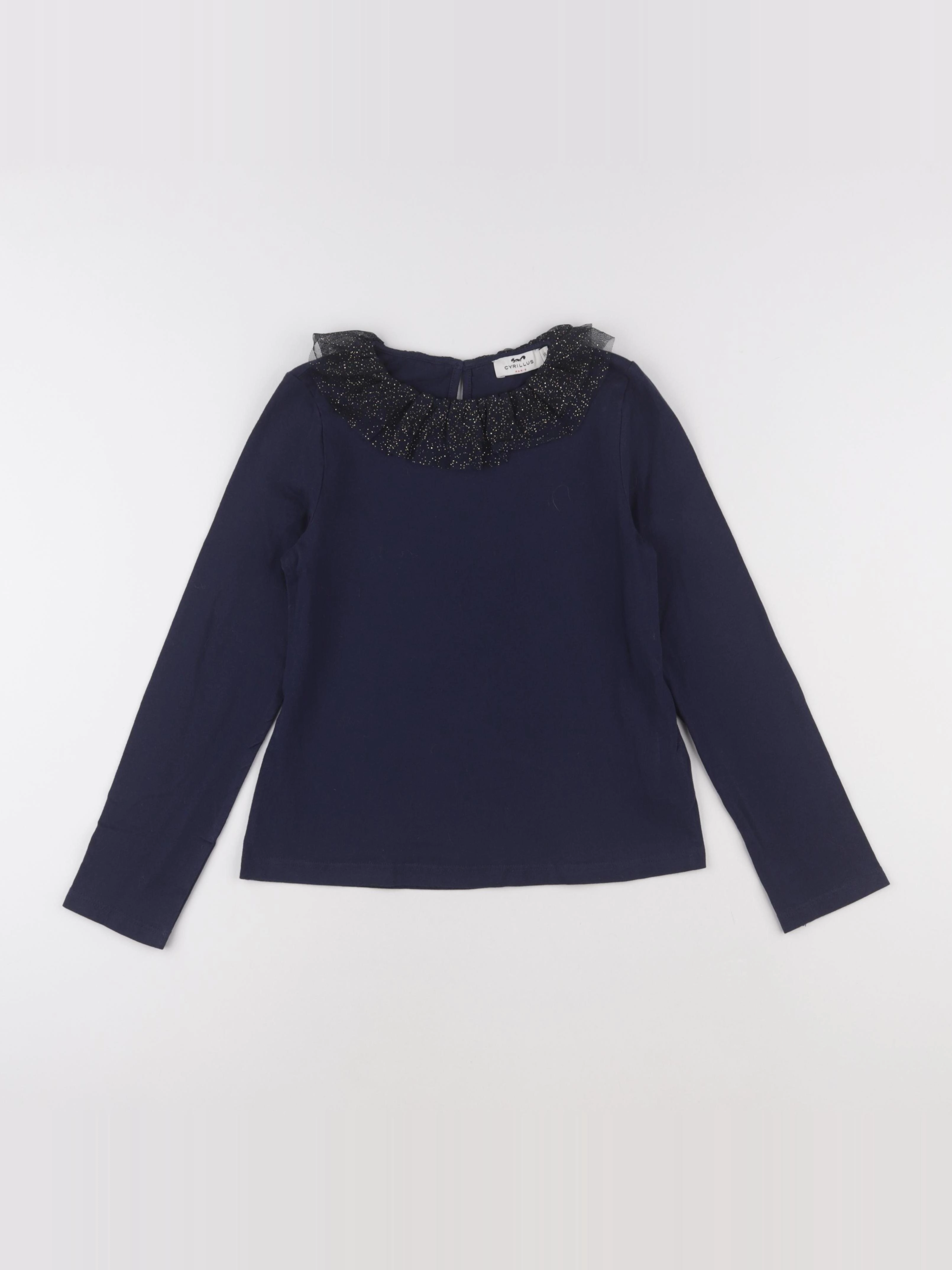 Cyrillus - tee-shirt bleu - 10 ans