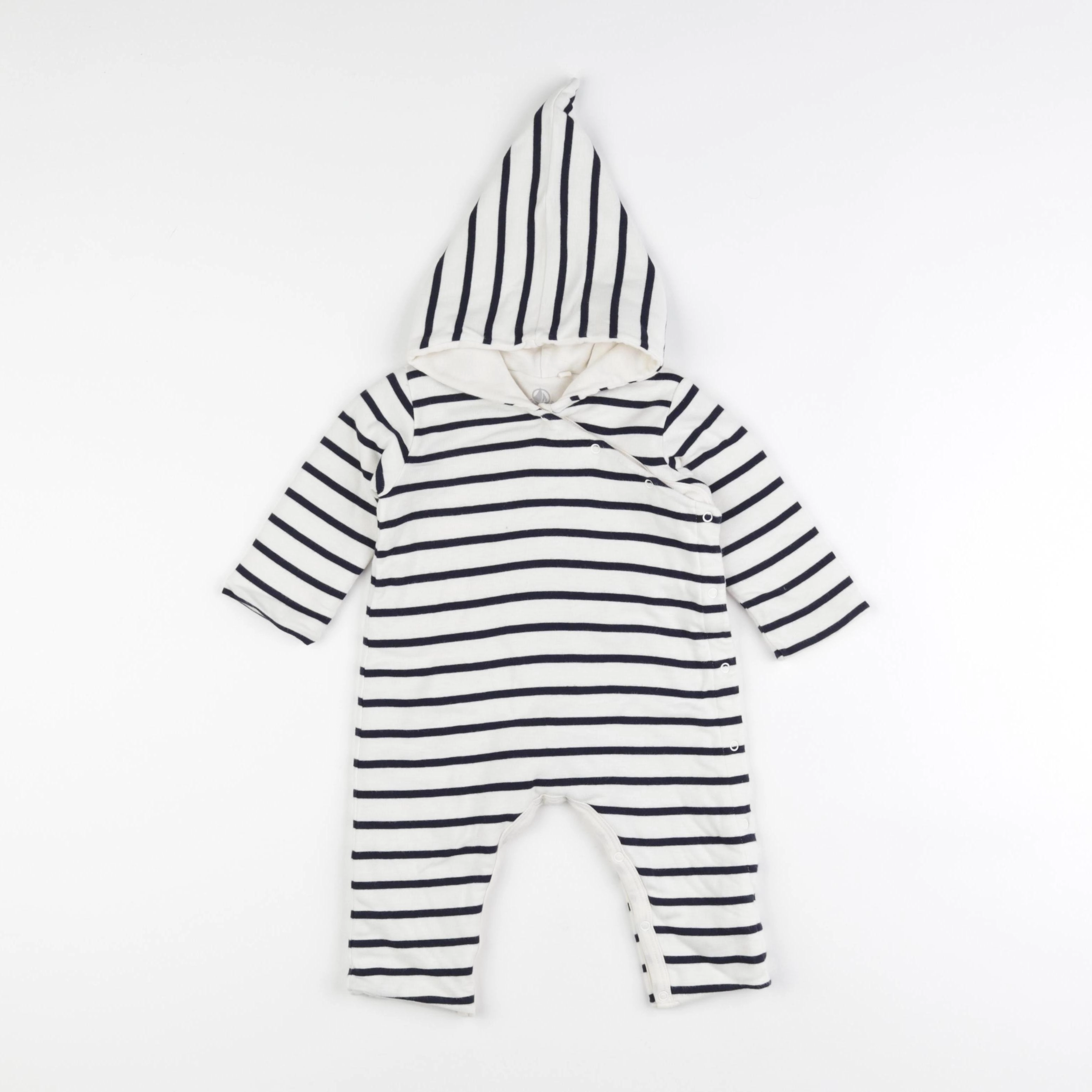 Petit Bateau - combi-pilote beige - 6 mois