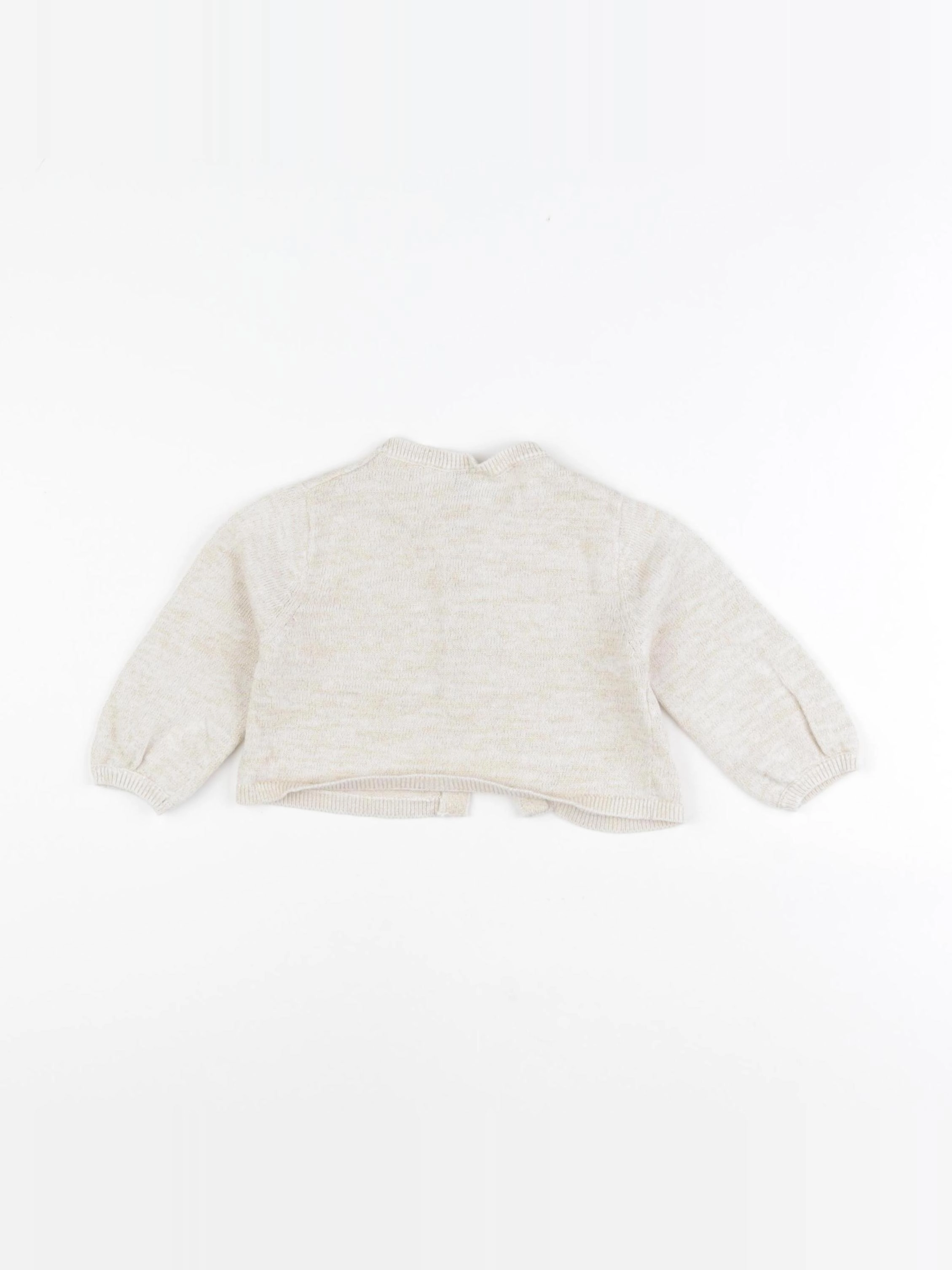 Tape à l'oeil - gilet or - 12 mois