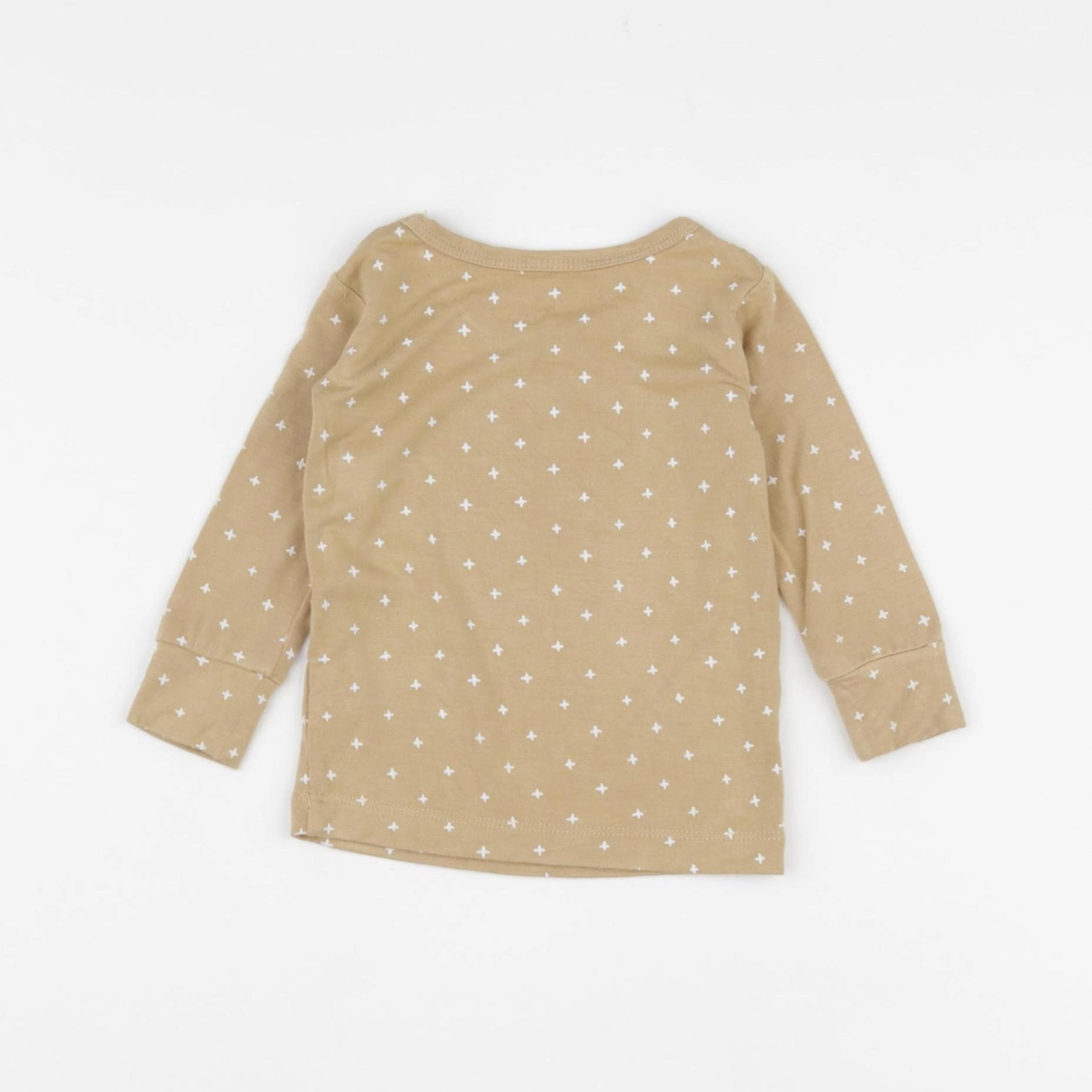 Quincy Mae - tee-shirt beige - 3/6 mois