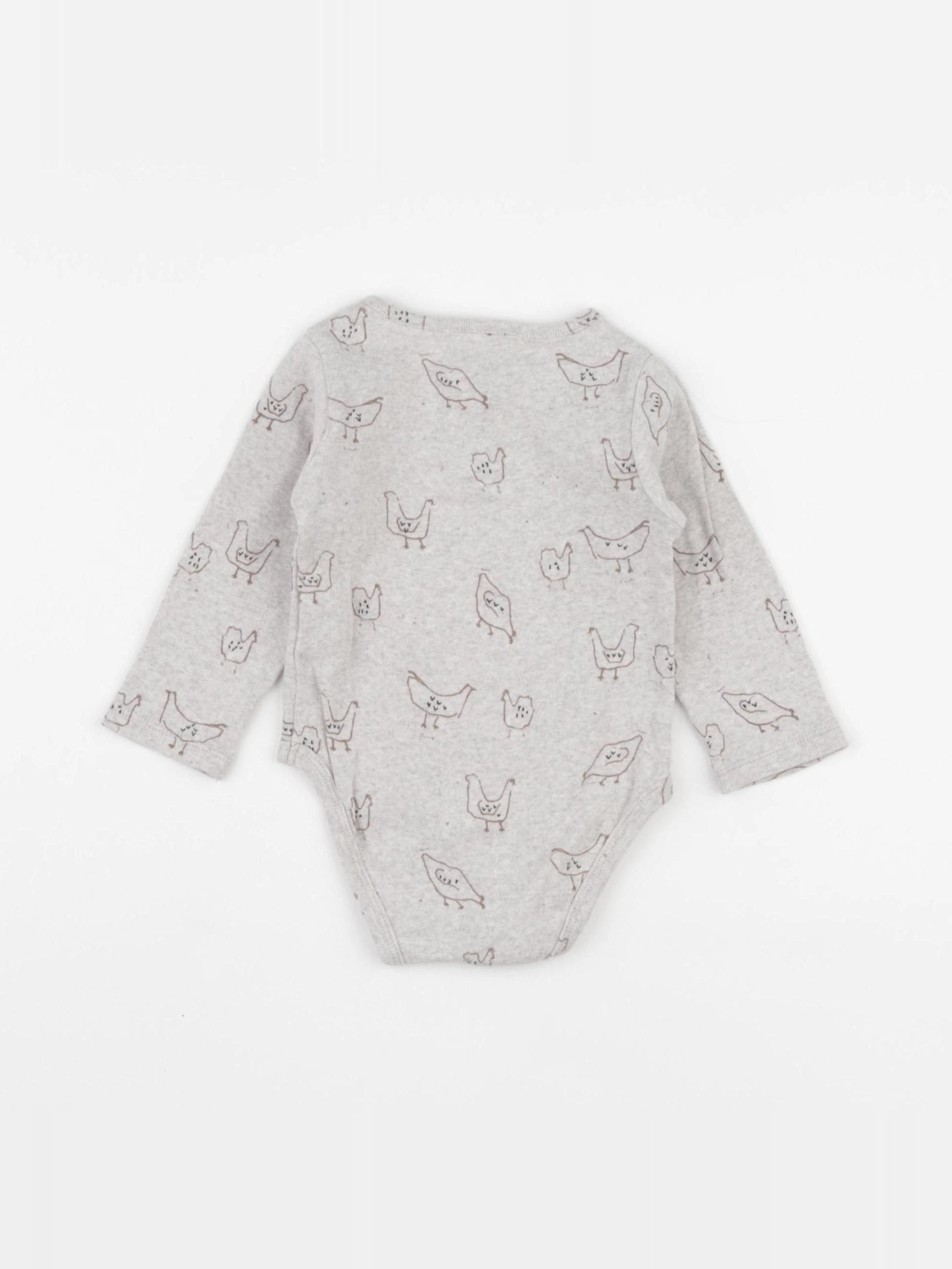 Play Up - body gris - 9 mois