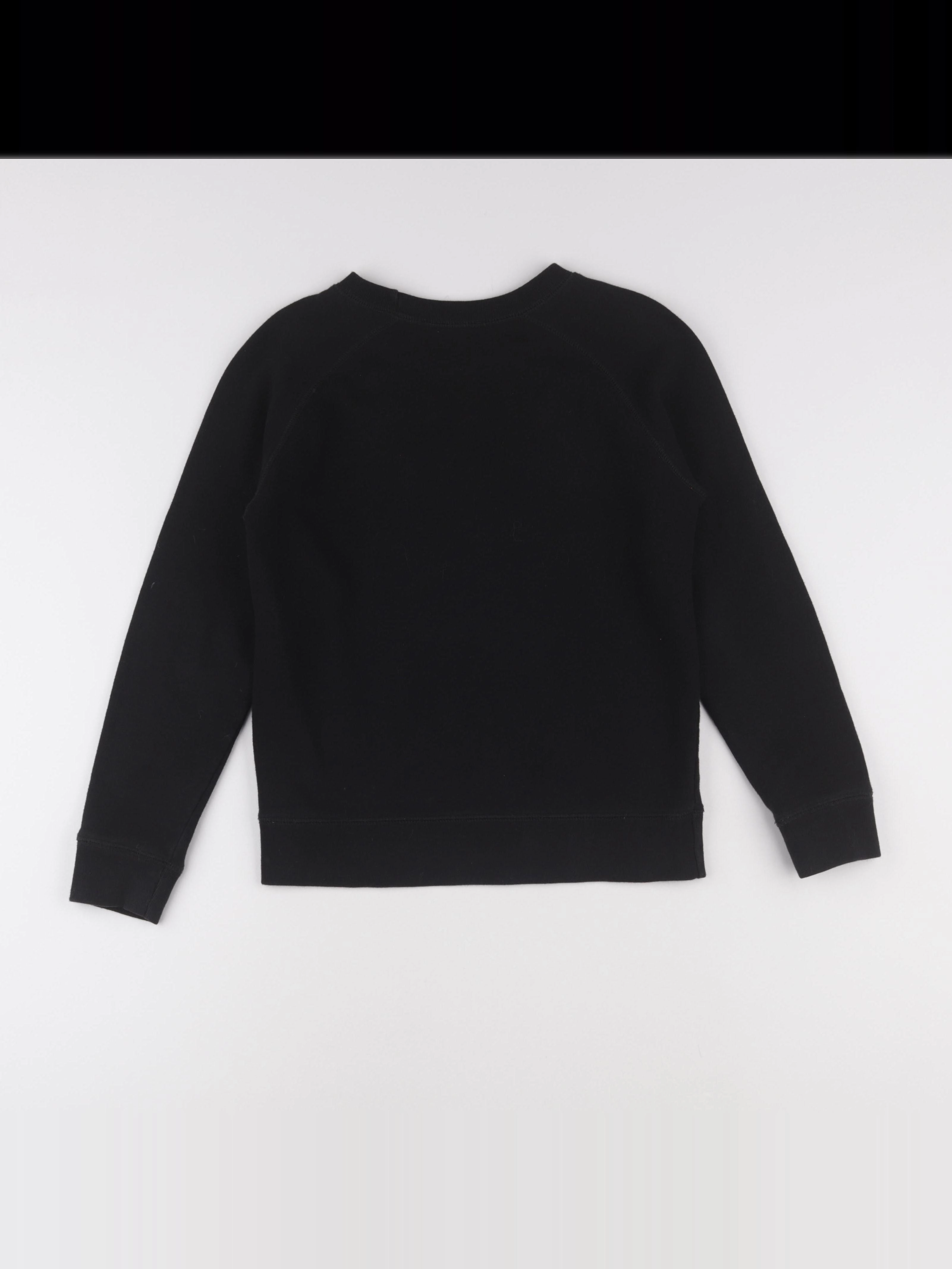 Monoprix - sweat noir - 9/10 ans