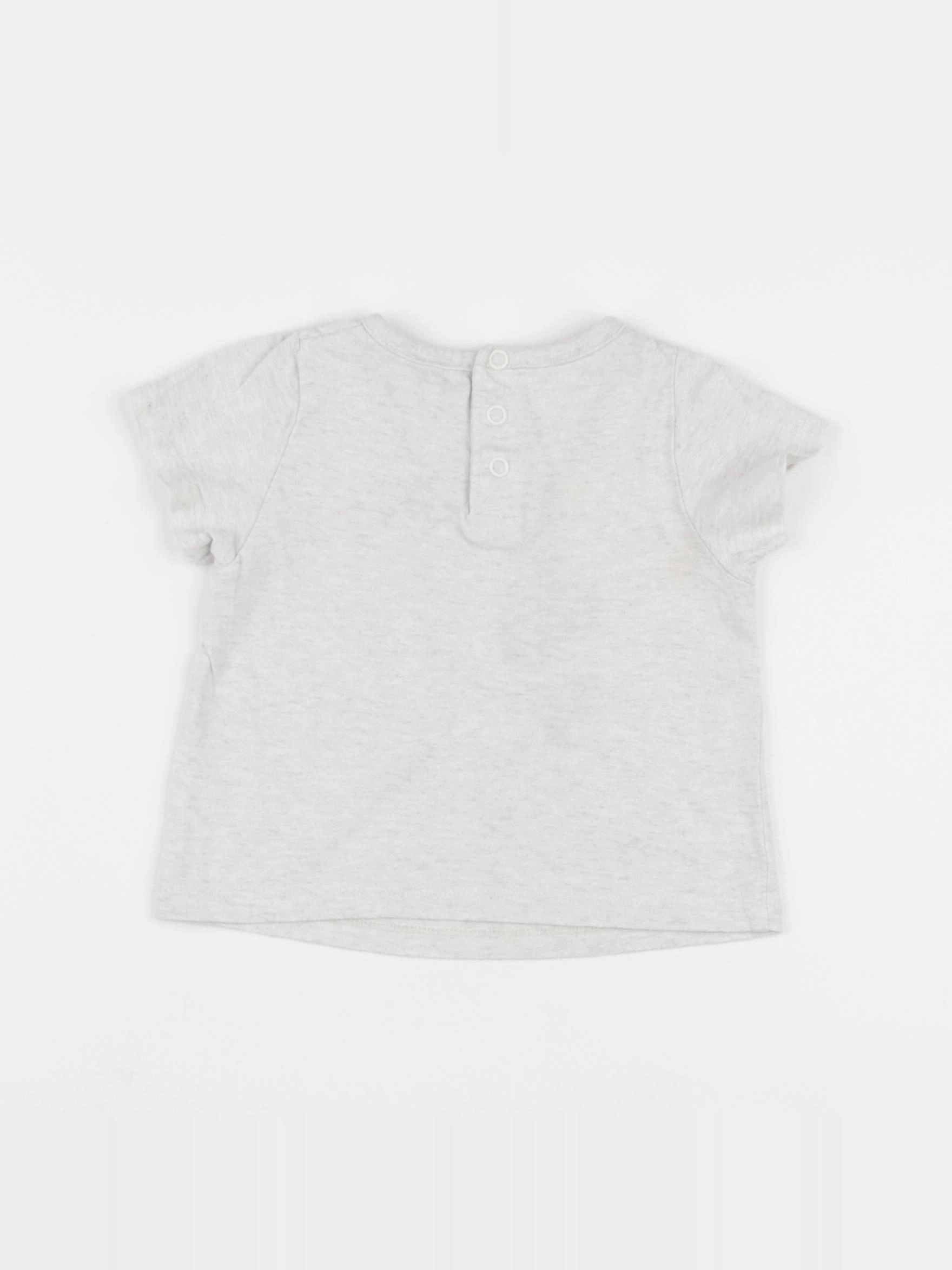Tape à l'oeil - tee-shirt gris - 6 mois