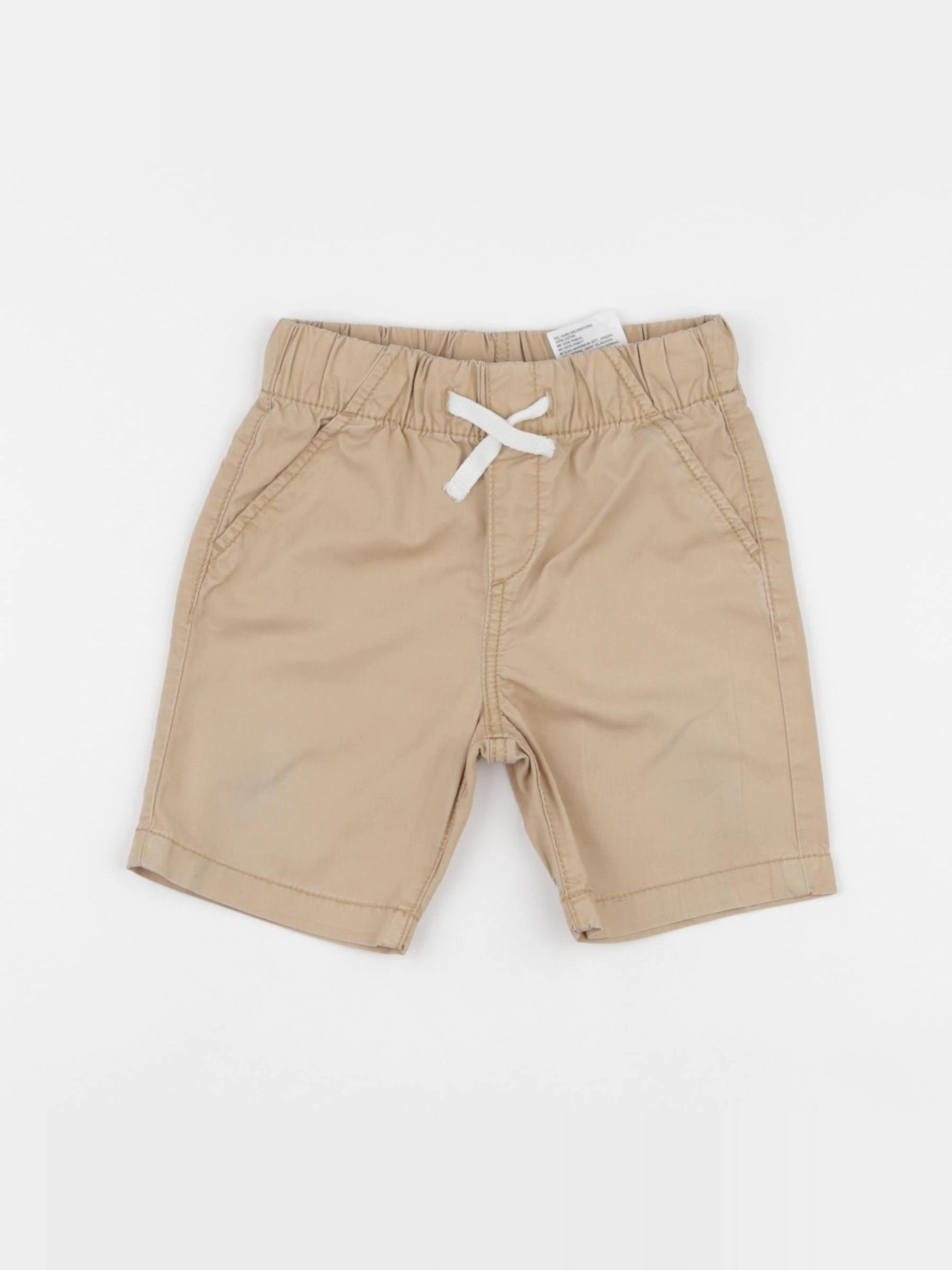 H&M - short beige - 9/12 mois