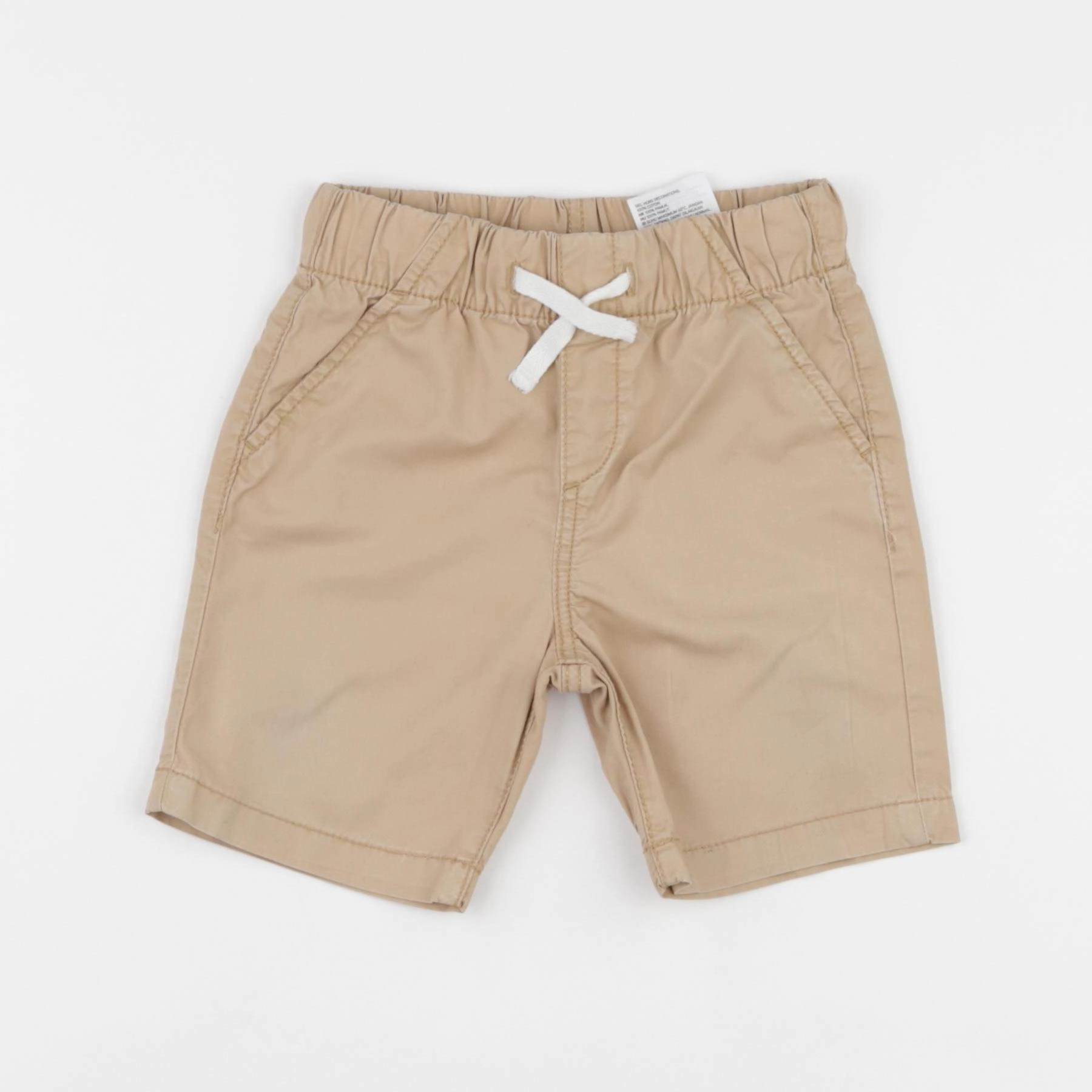 H&M - short beige - 9/12 mois