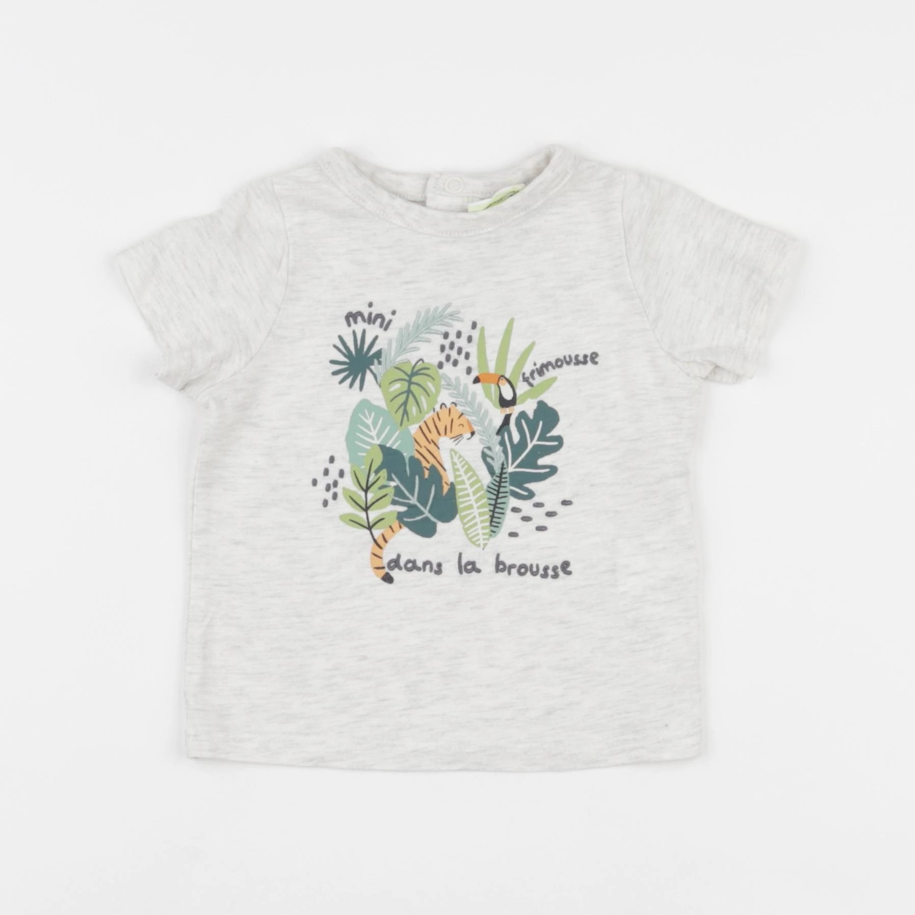 Tape à l'oeil - tee-shirt gris - 6 mois
