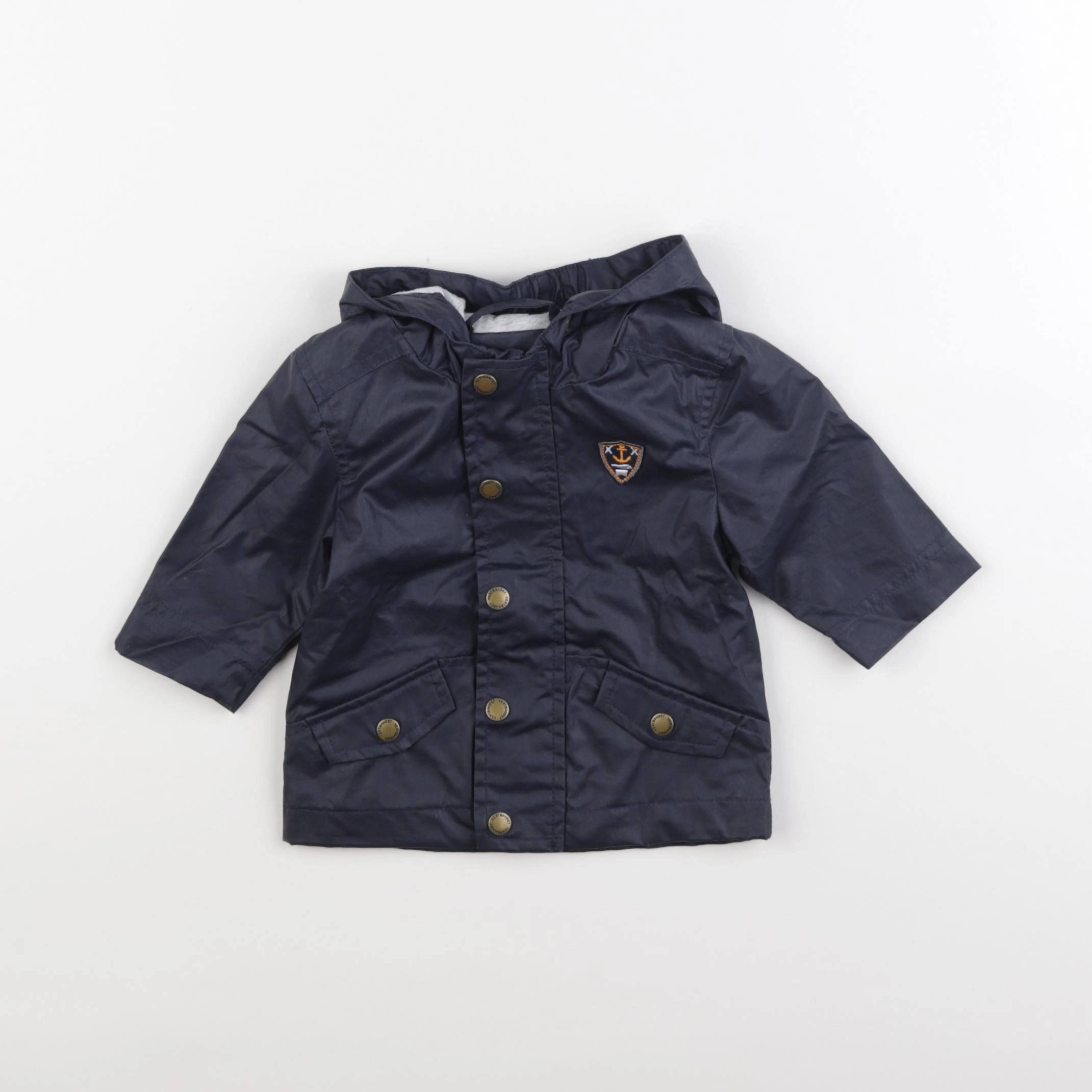 Vertbaudet - imperméable bleu - 3 mois