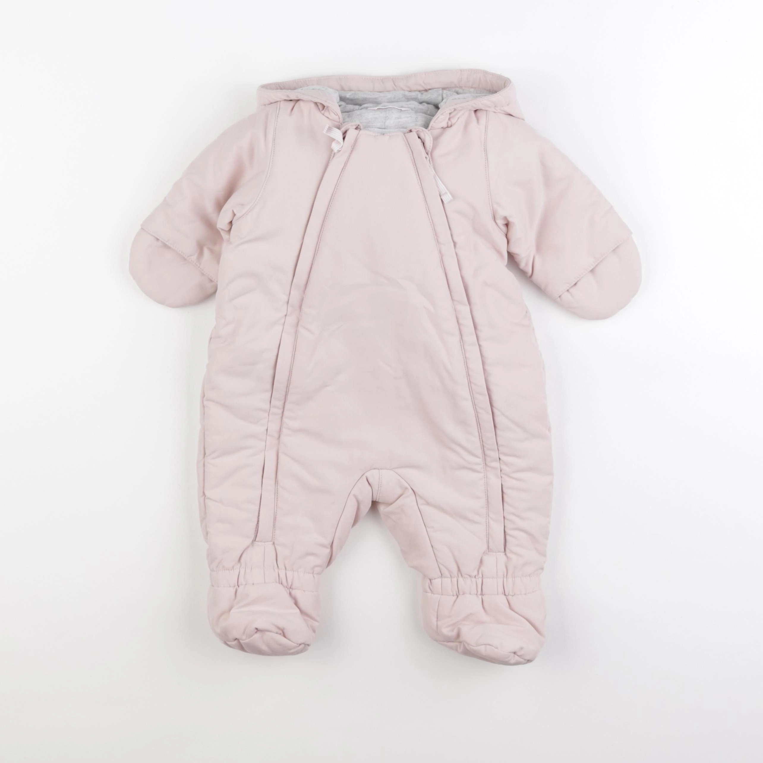Petit Bateau - combi-pilote rose - 6 mois