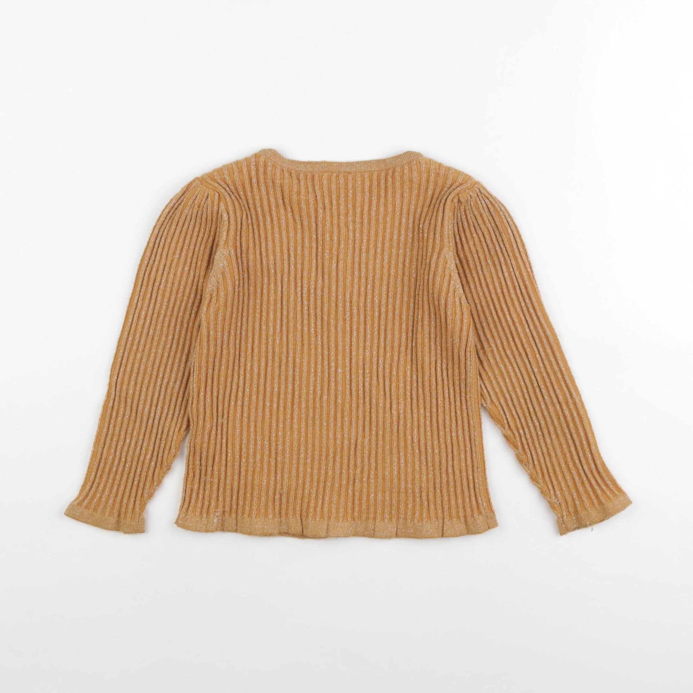 Tape à l'oeil - gilet marron, or - 4 ans