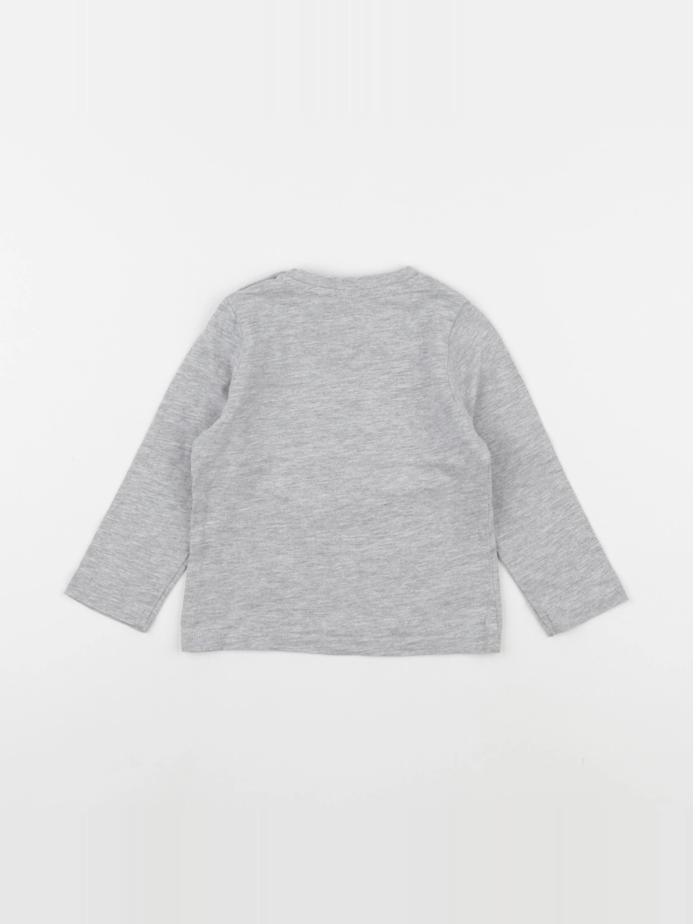 Vertbaudet - tee-shirt gris - 18 mois