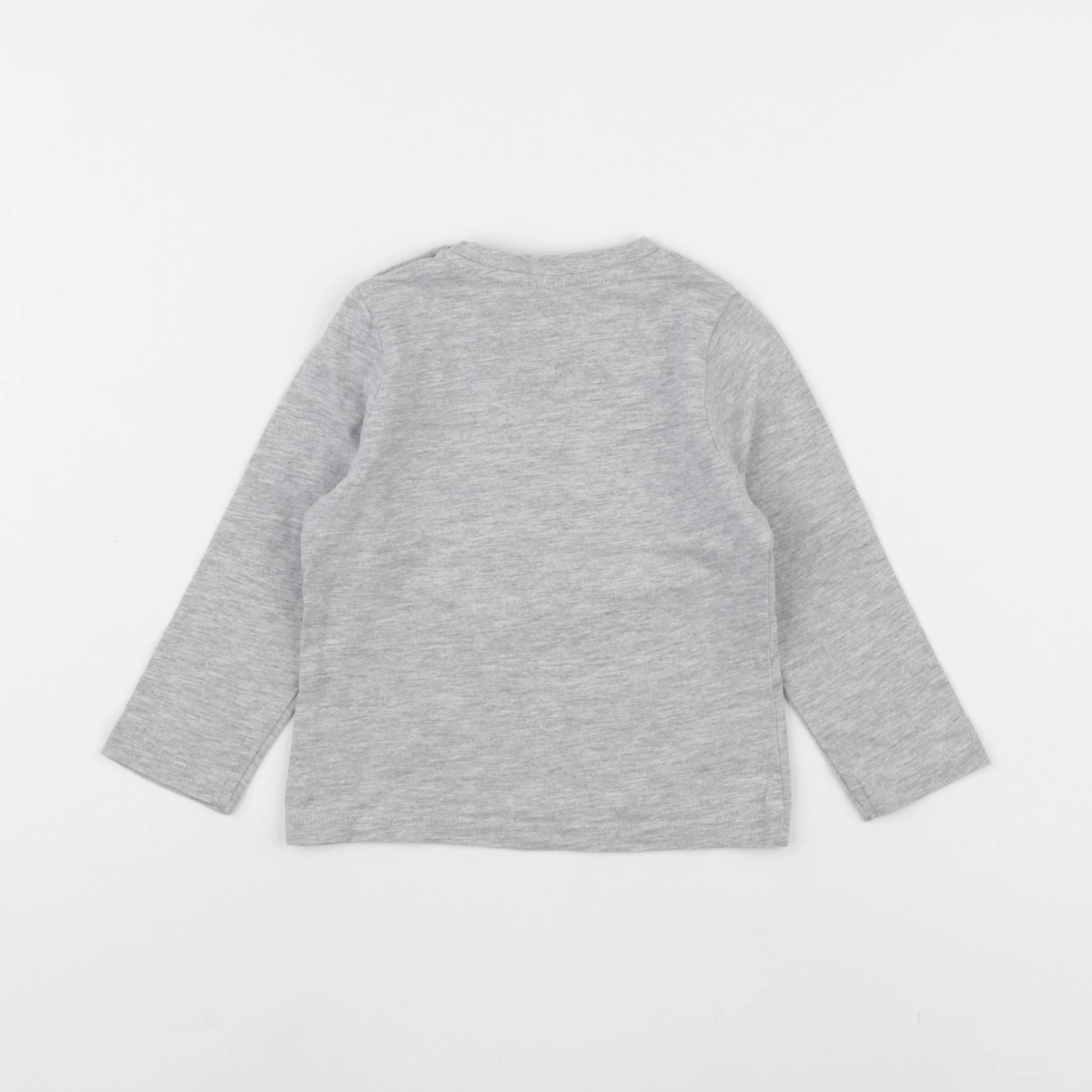 Vertbaudet - tee-shirt gris - 18 mois