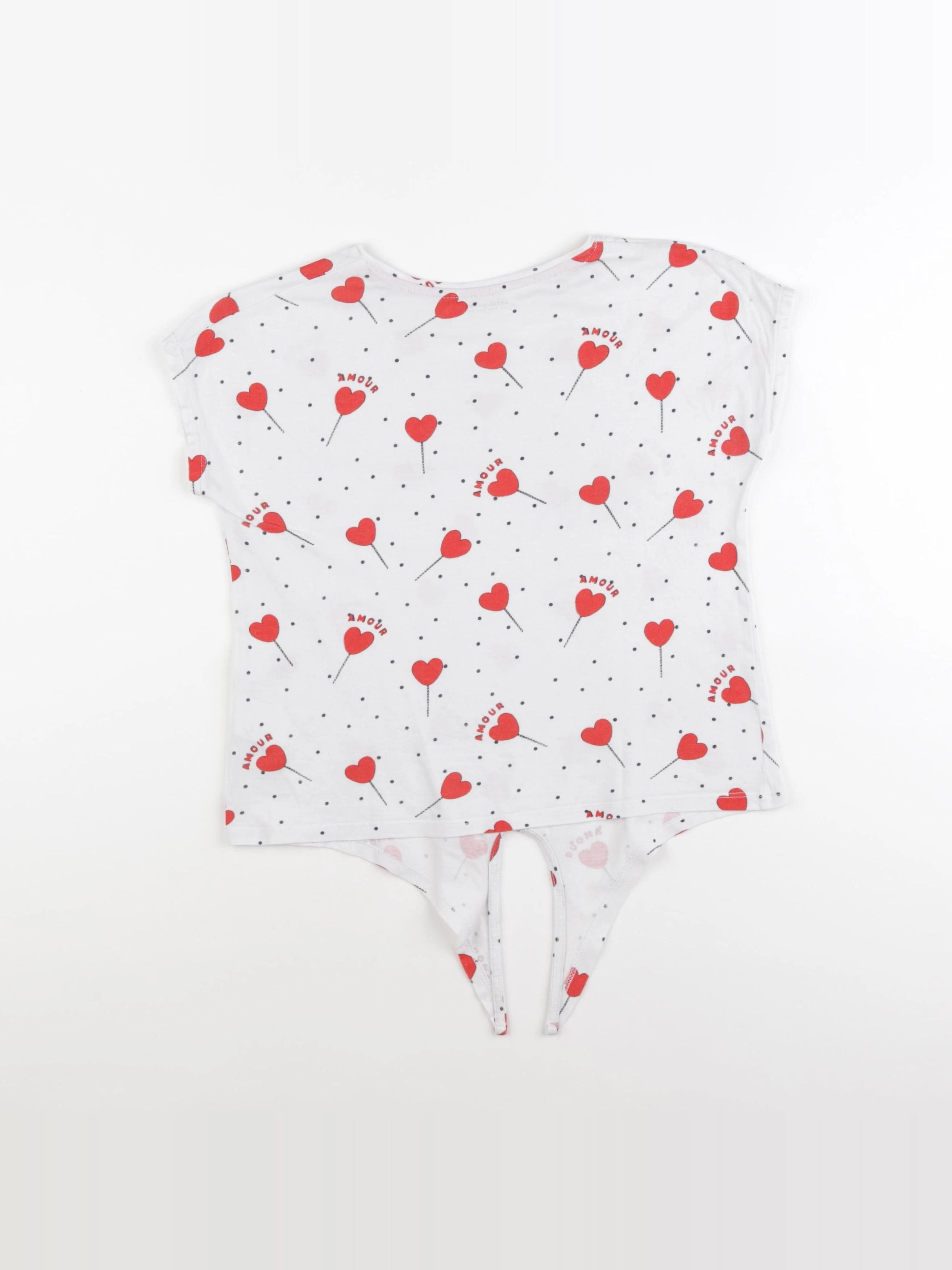 Vertbaudet - tee-shirt blanc - 10 ans