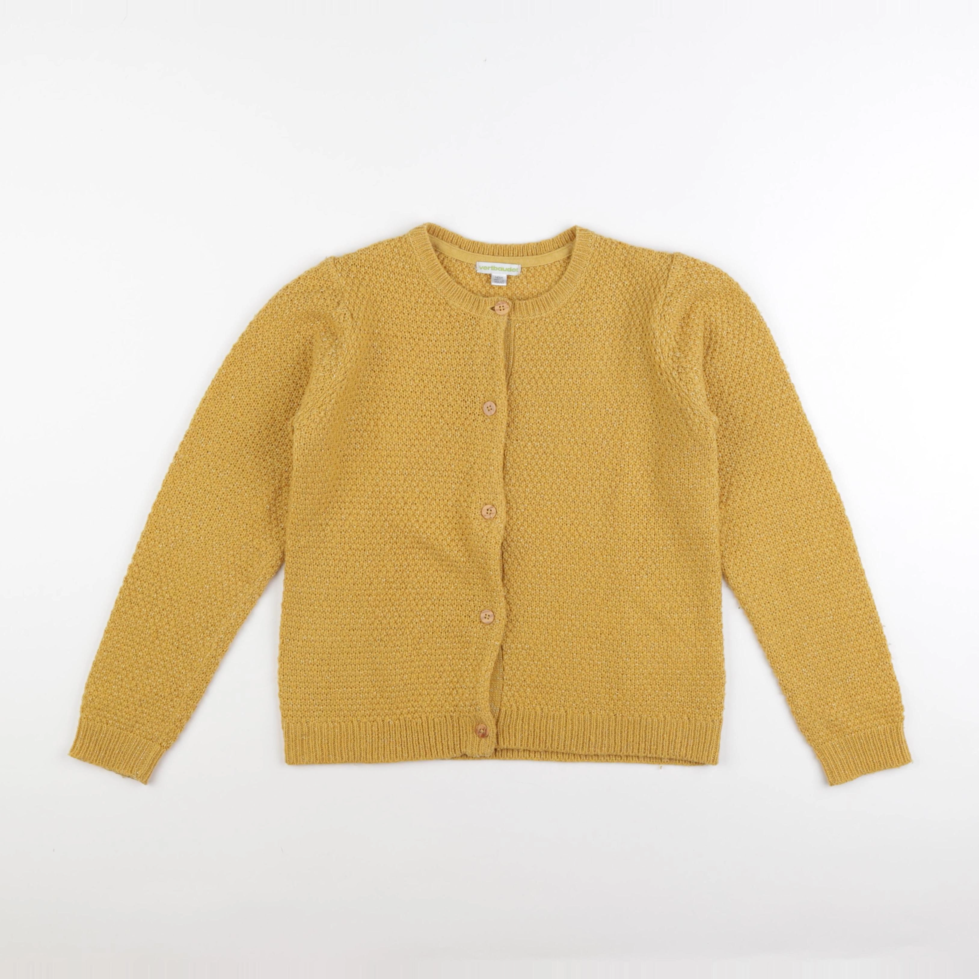 Vertbaudet - gilet jaune - 10 ans