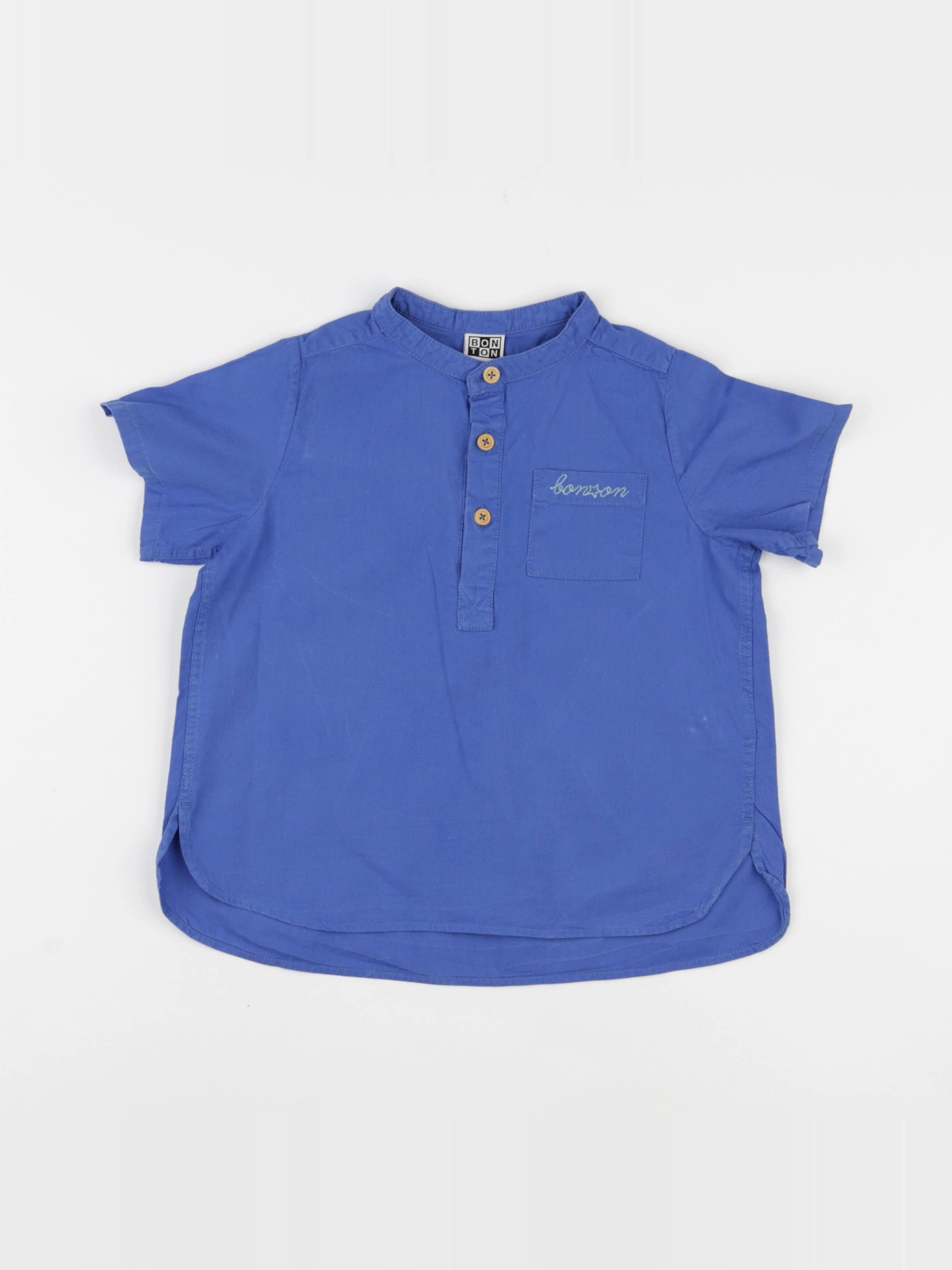 Bonton - chemise bleu - 4 ans