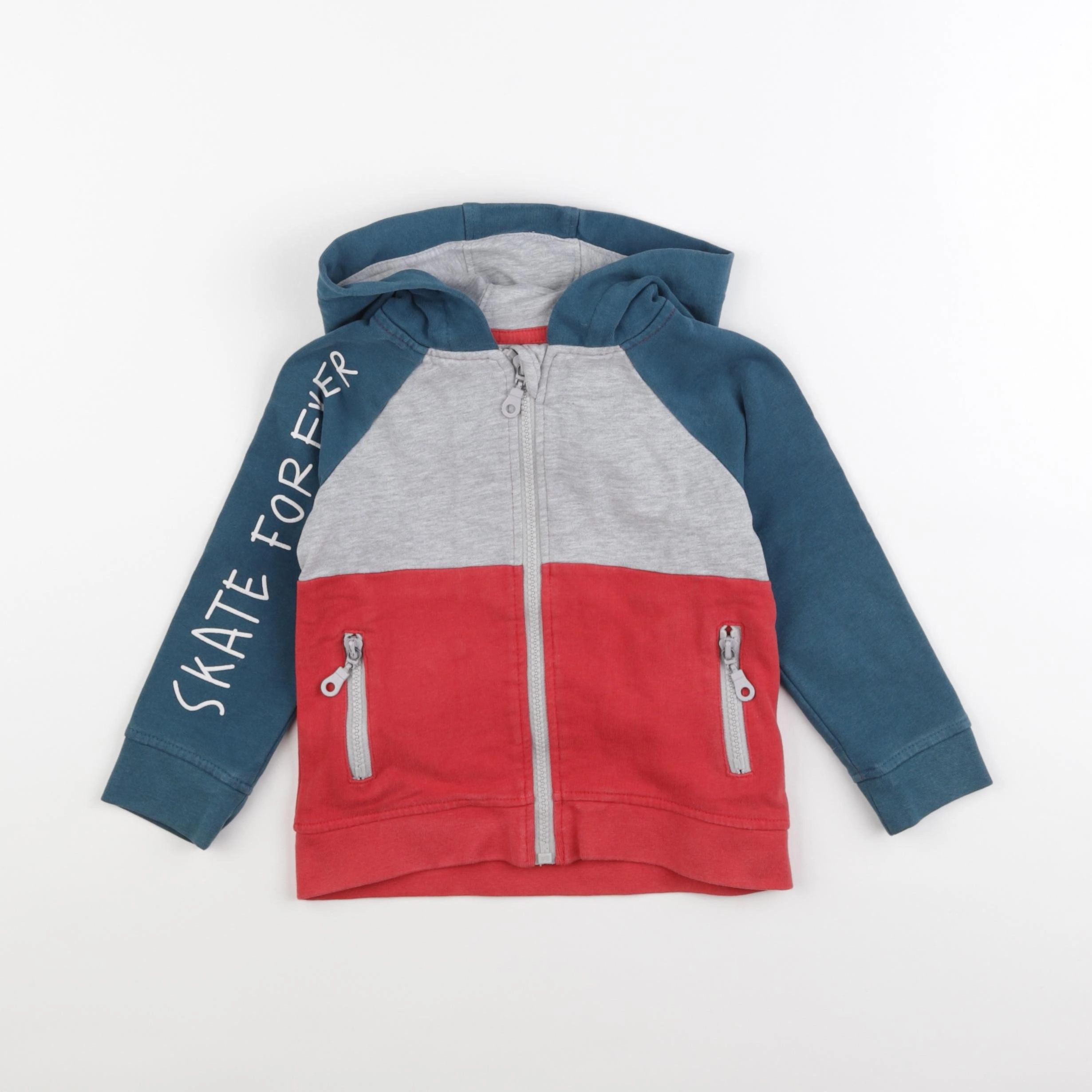 Vertbaudet - sweat bleu - 3 ans