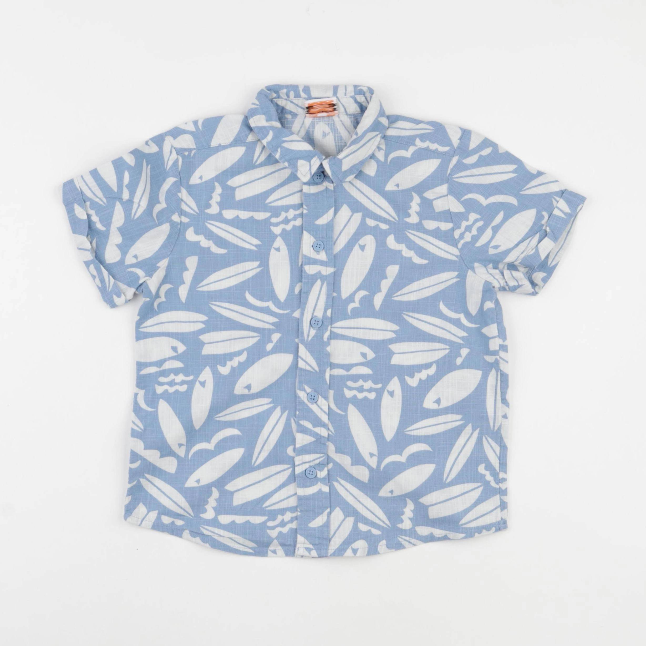 Tape à l'oeil - chemise bleu, blanc - 5 ans