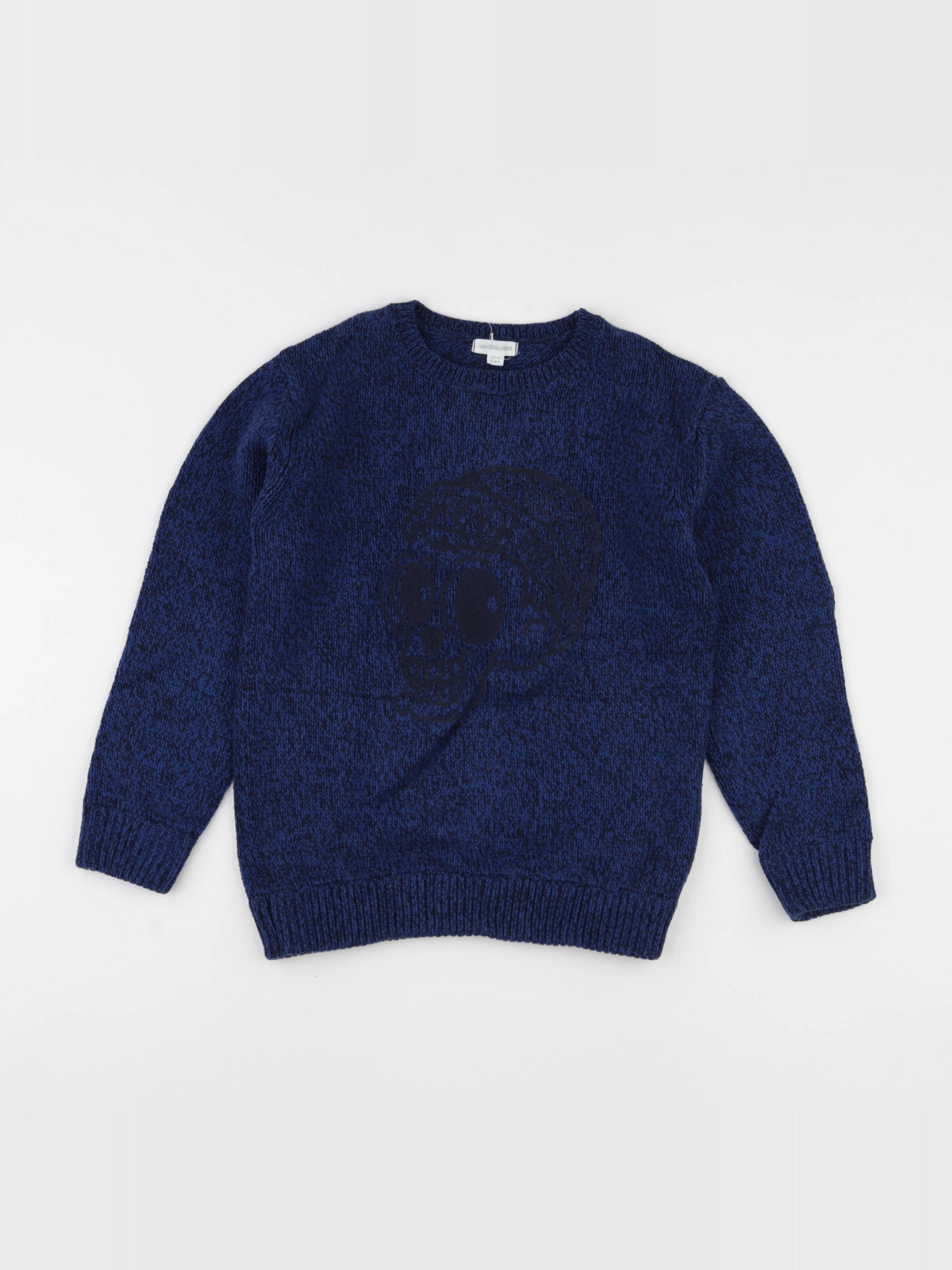 Vertbaudet - pull bleu - 8 ans