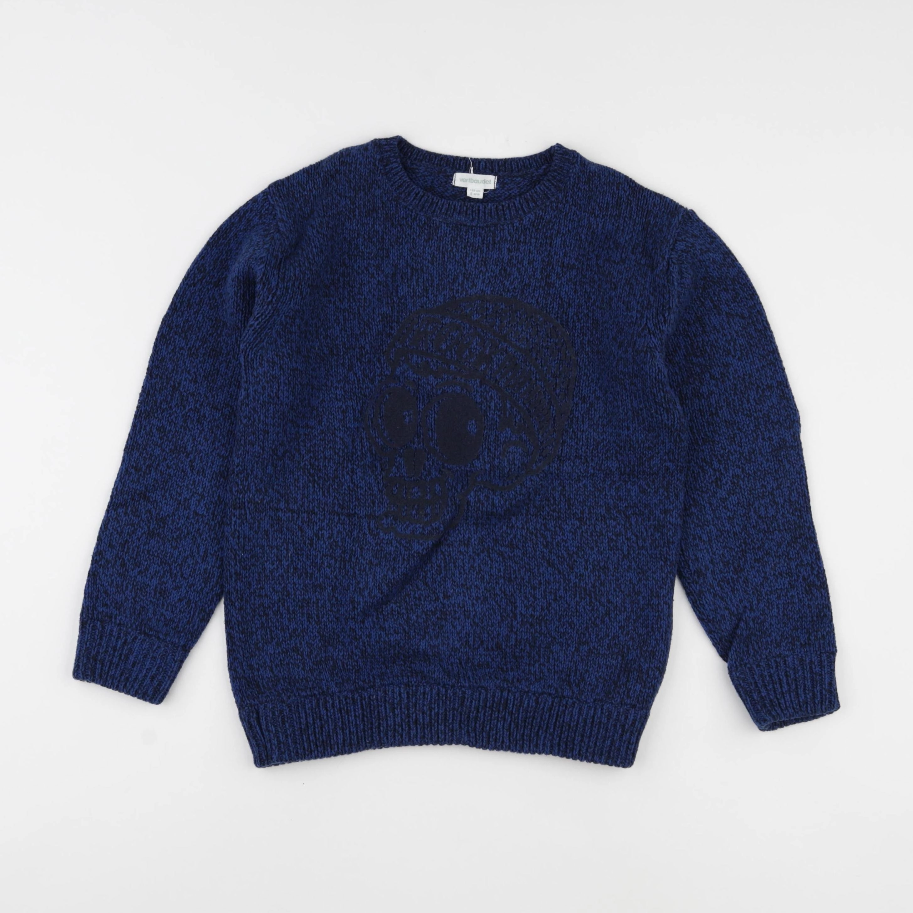 Vertbaudet - pull bleu - 8 ans
