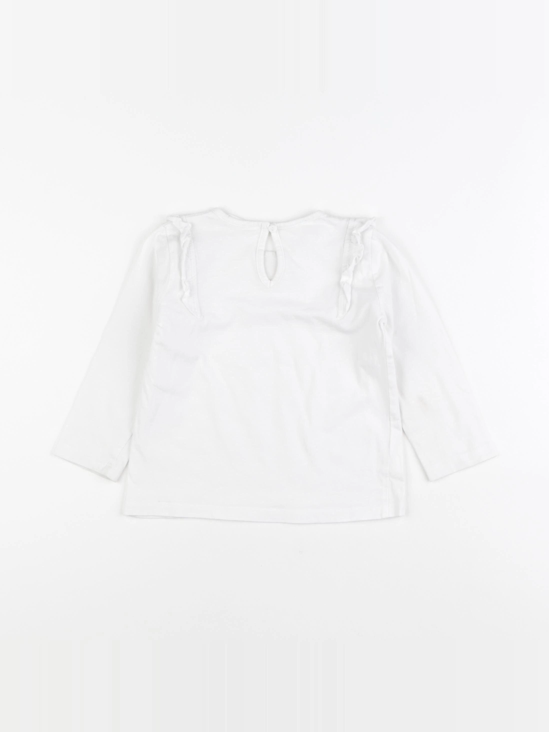 Mango - tee-shirt blanc - 18/24 mois