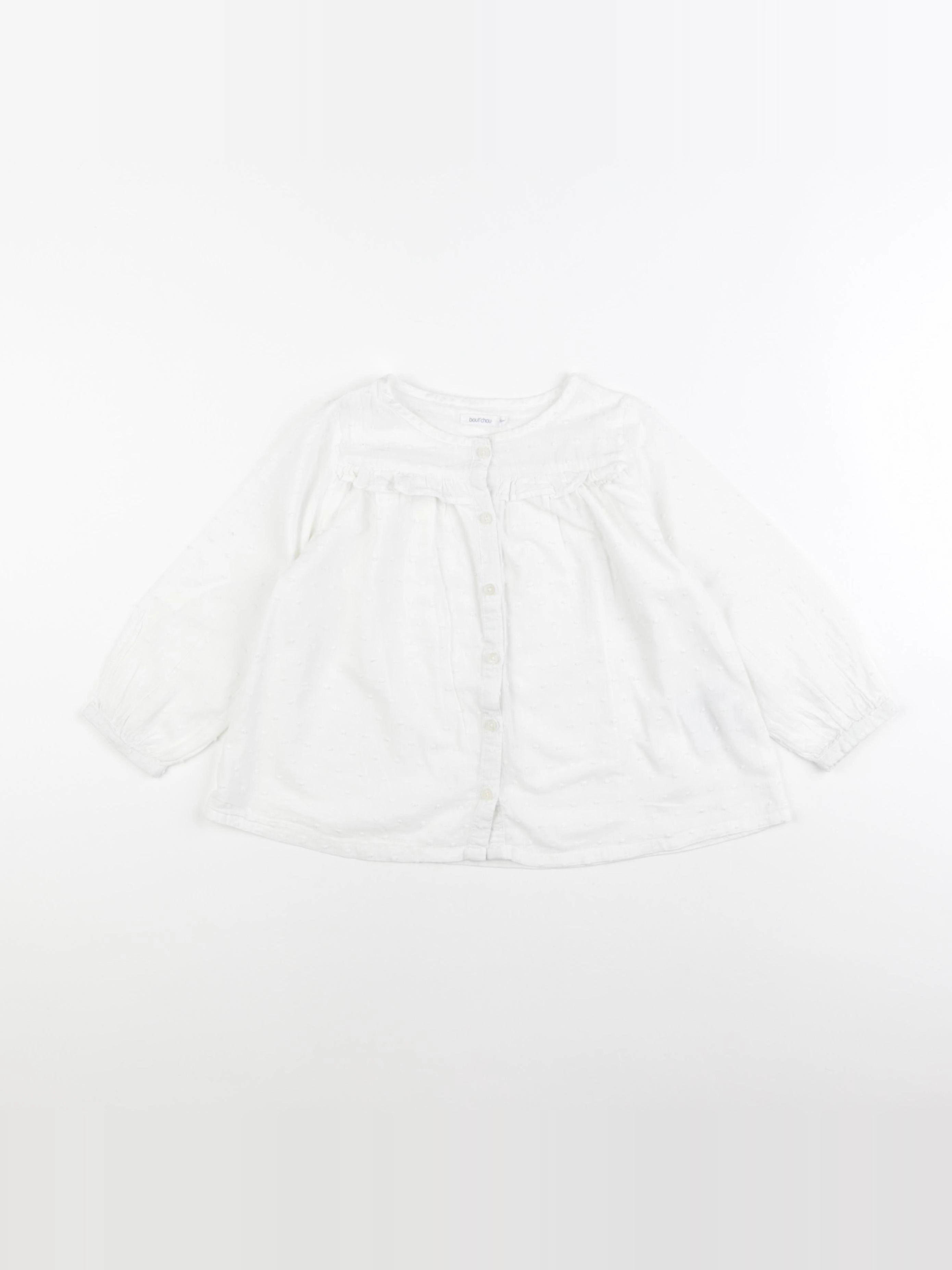 Boutchou - blouse blanc - 36 mois