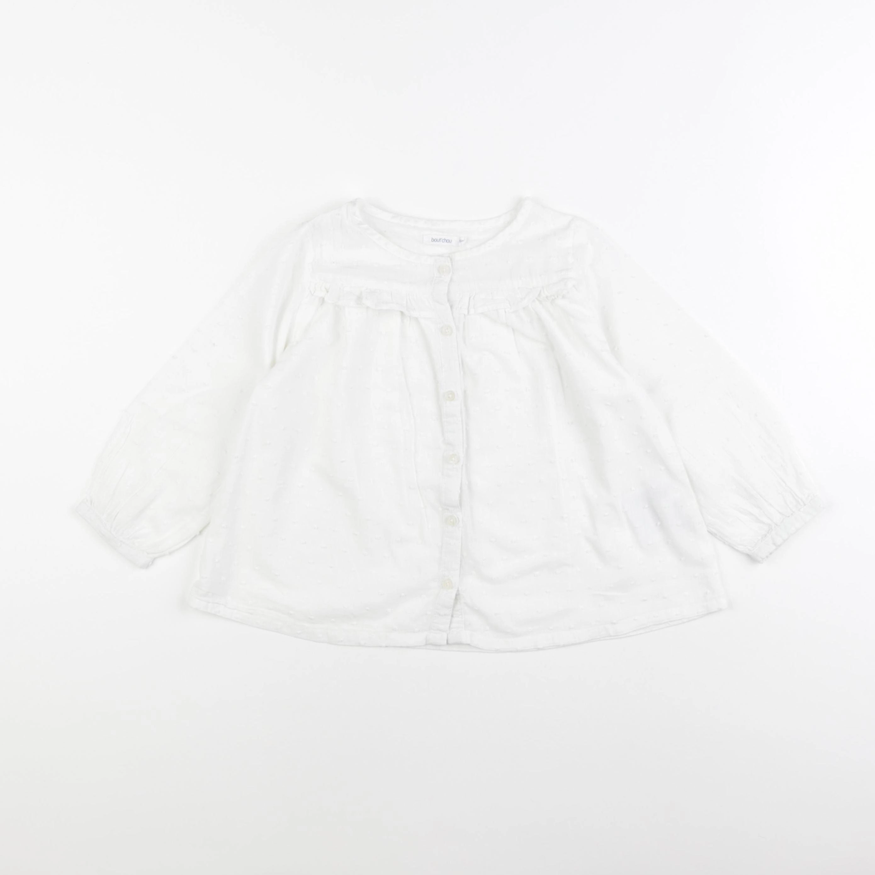 Boutchou - blouse blanc - 36 mois