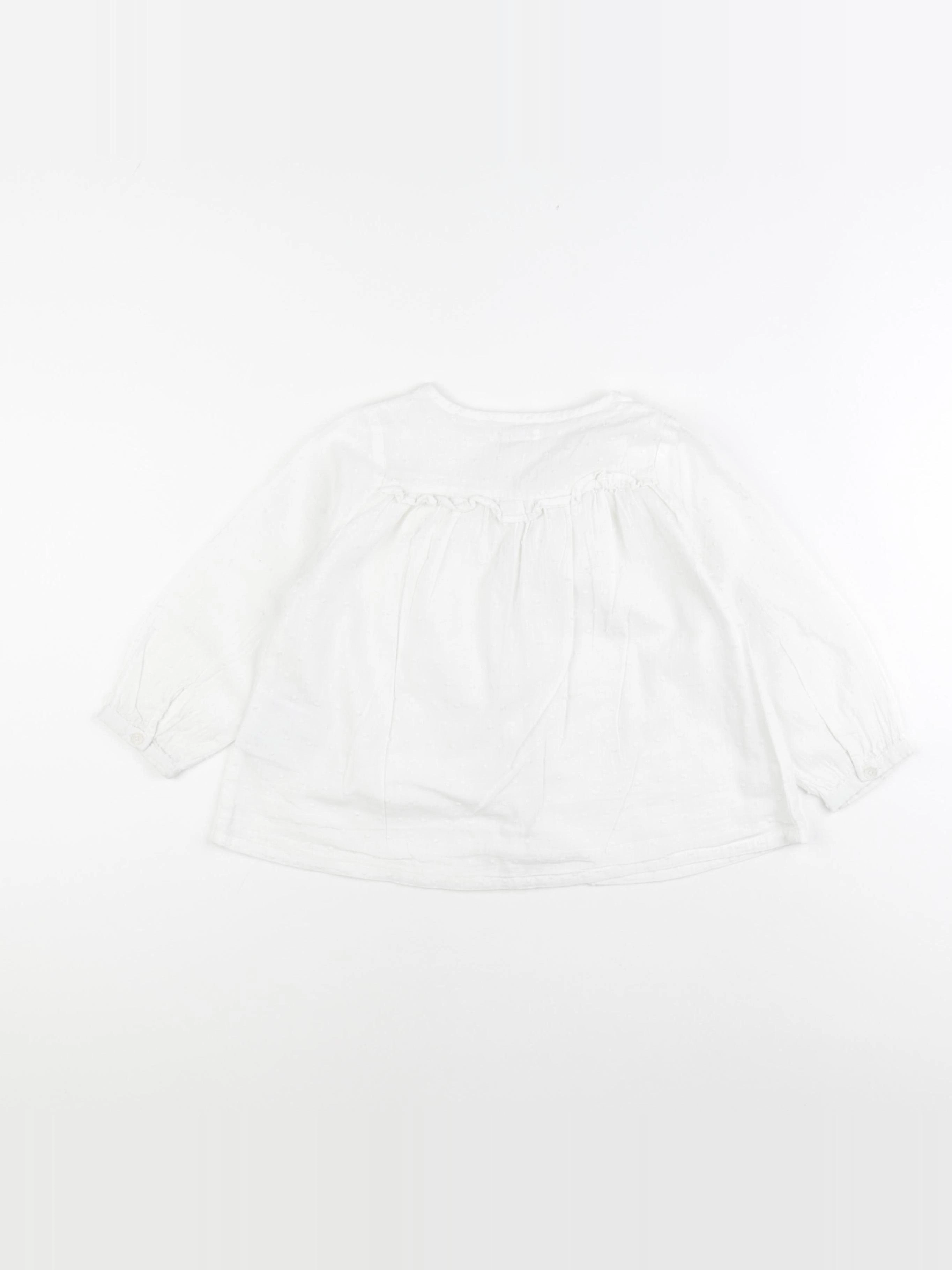 Boutchou - blouse blanc - 36 mois