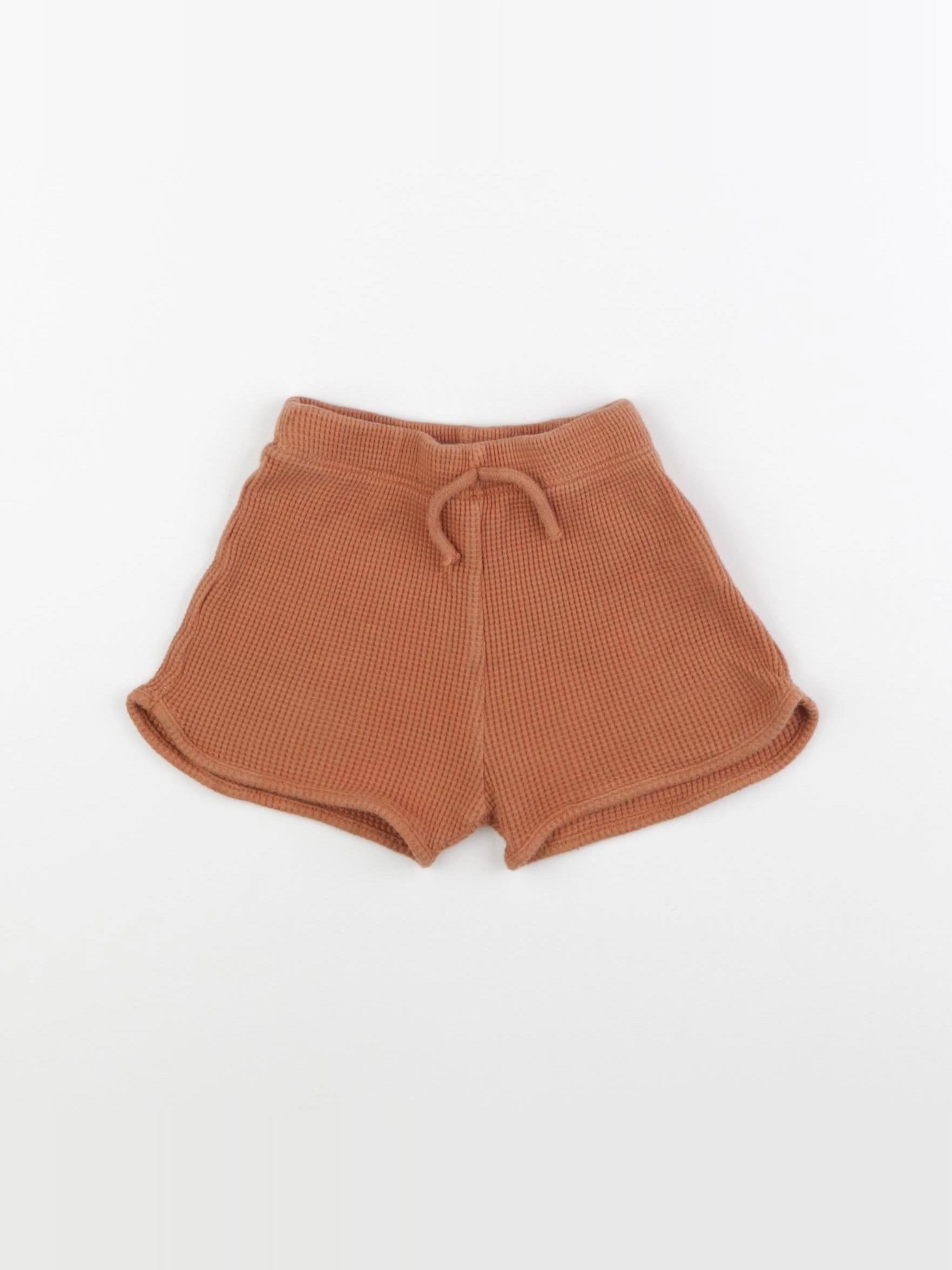 Zara - short marron - 12/18 mois