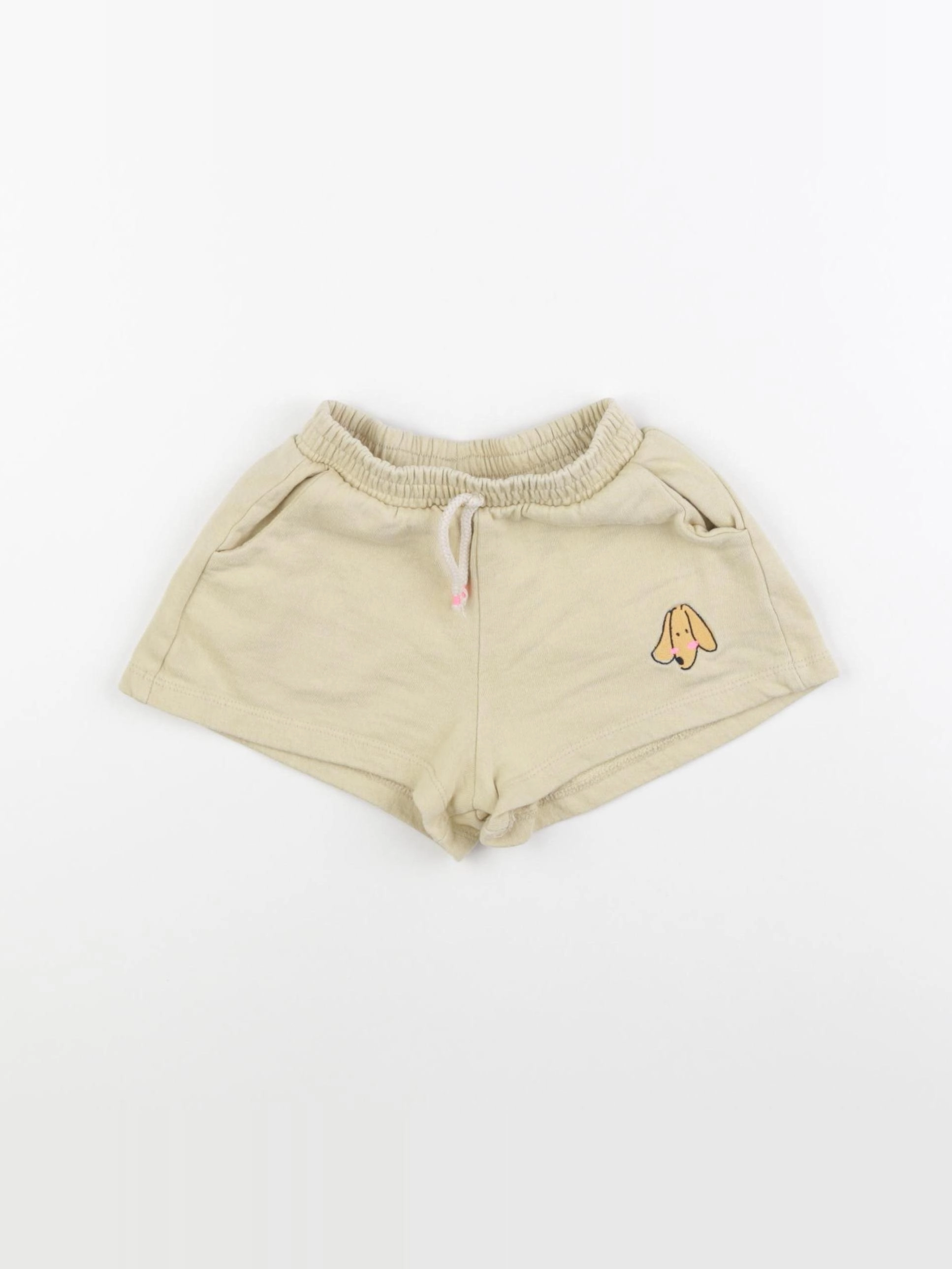 Zara - short beige - 12/18 mois