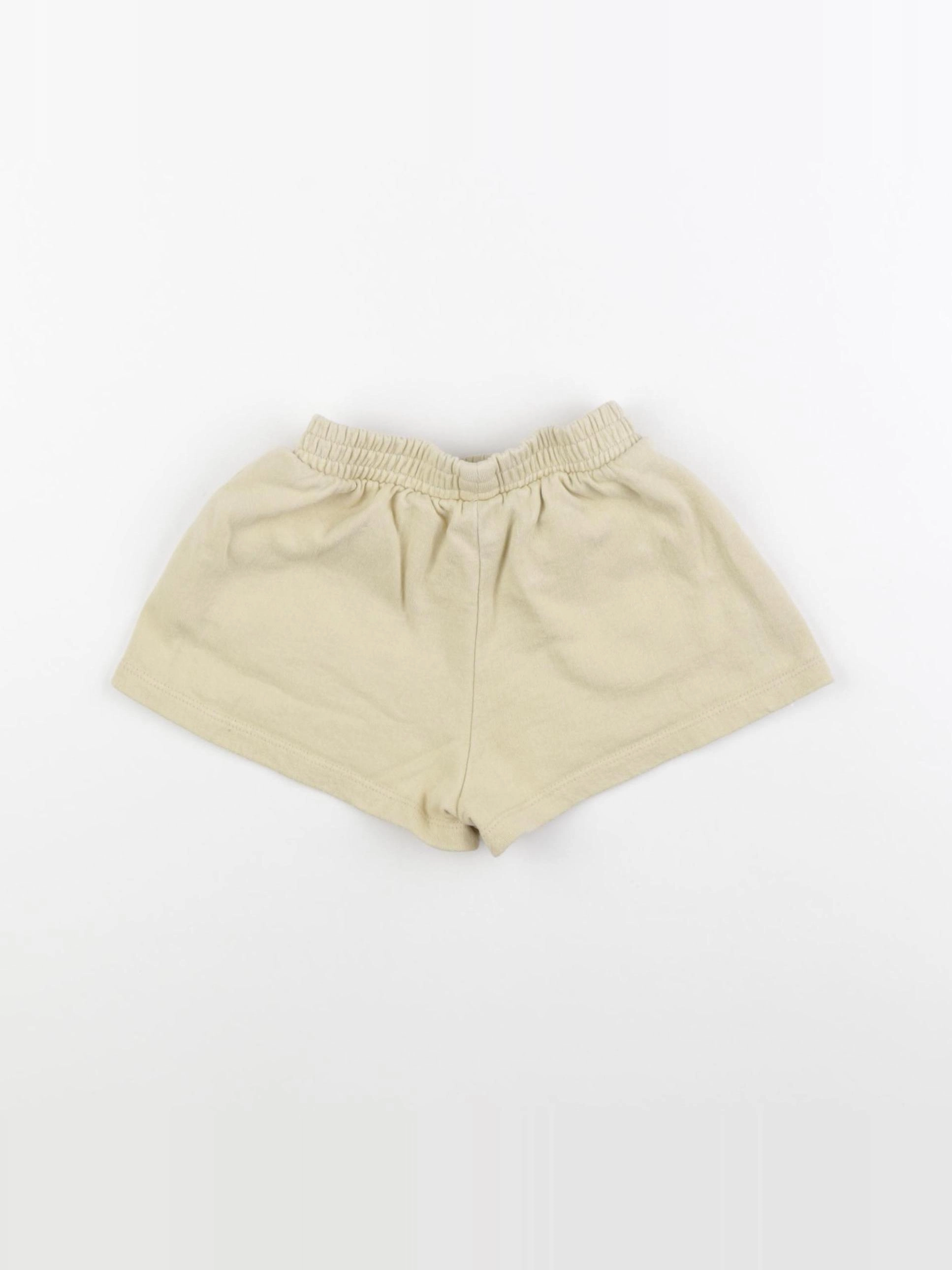 Zara - short beige - 12/18 mois