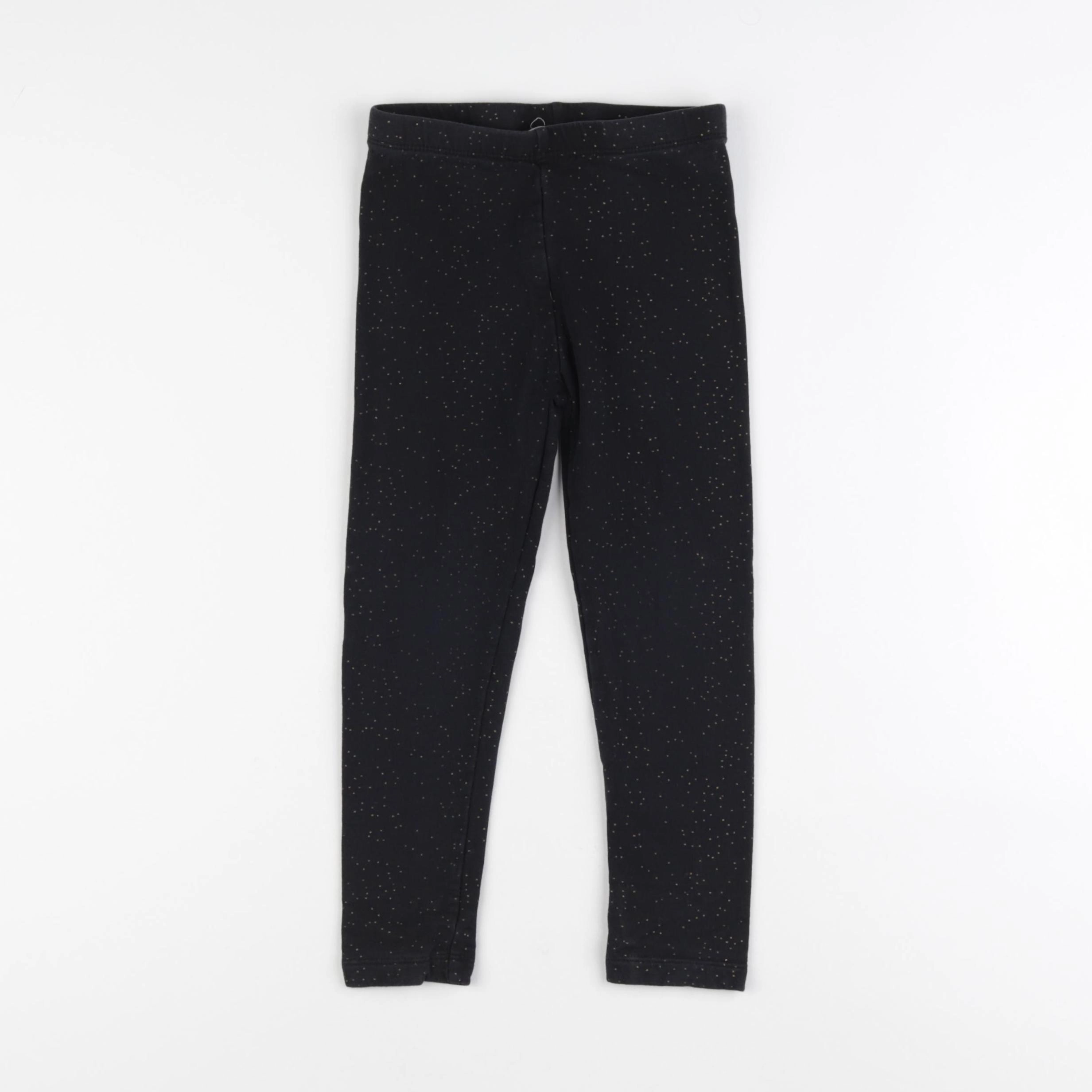 Monoprix - legging noir - 3/4 ans