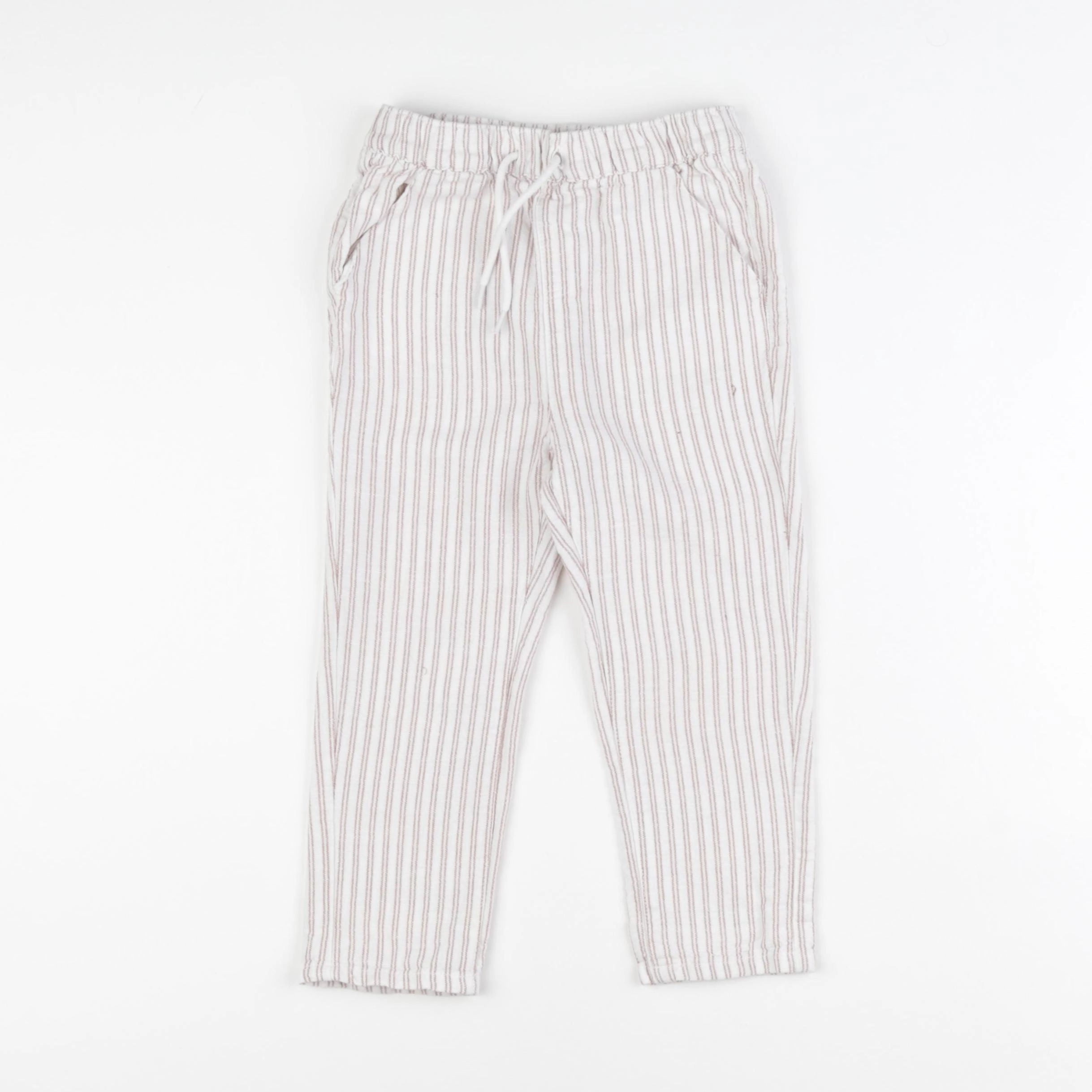 Vertbaudet - pantalon blanc - 3 ans