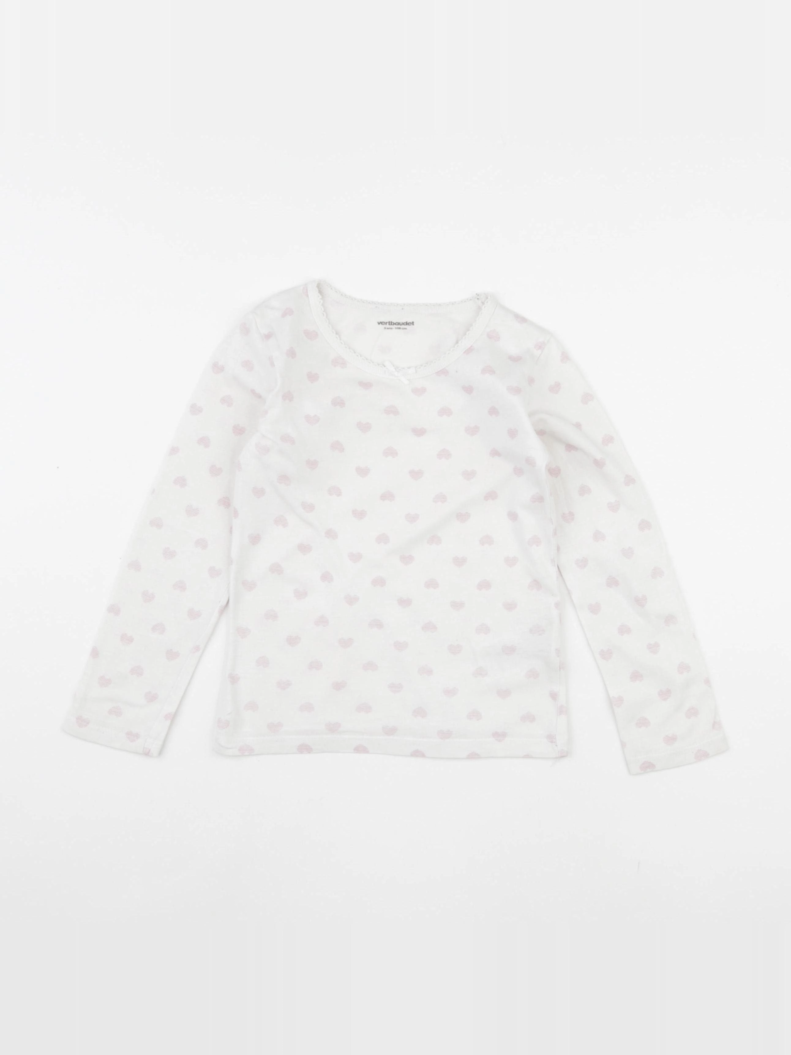 Vertbaudet - maillot de corps blanc - 5 ans