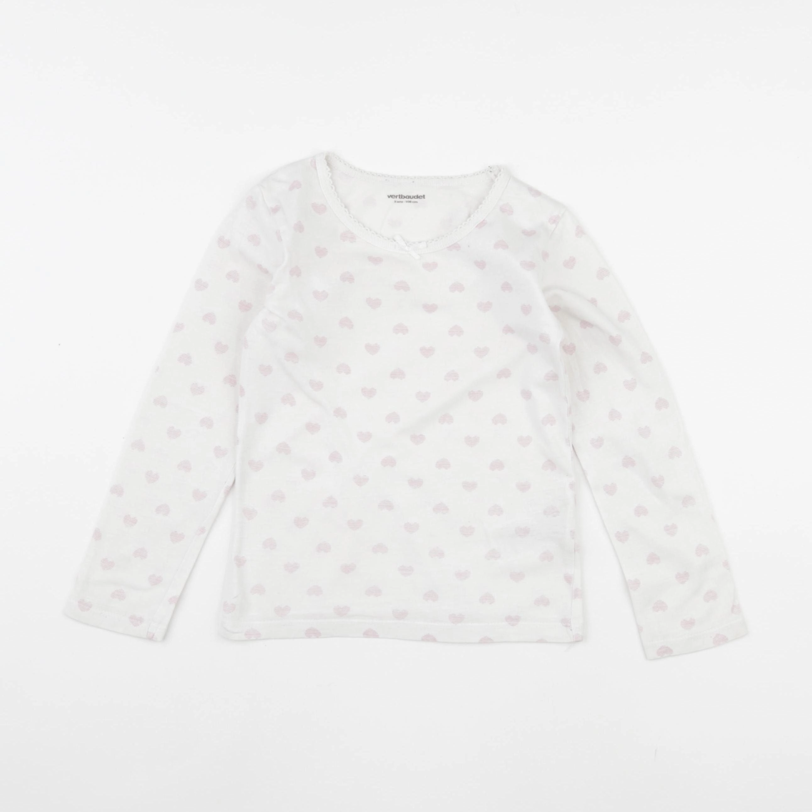 Vertbaudet - maillot de corps blanc - 5 ans