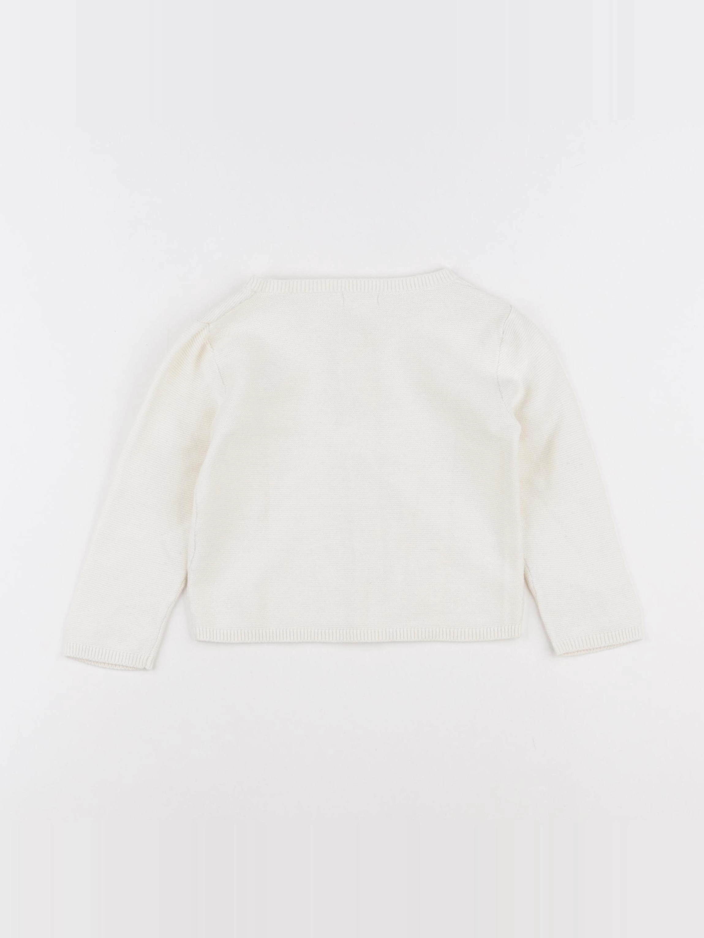 Vertbaudet - gilet beige - 18 mois