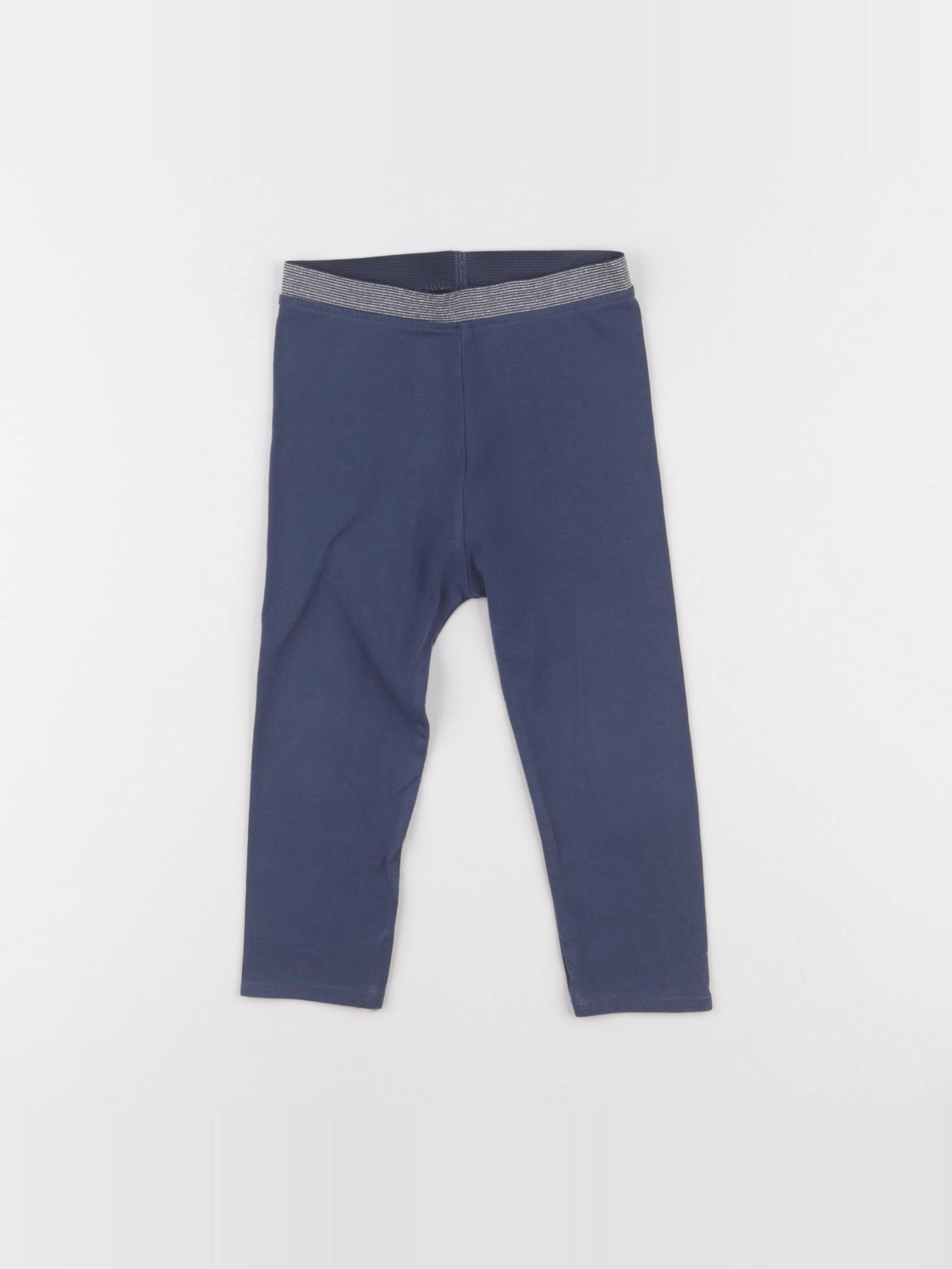 Vertbaudet - legging bleu - 24 mois