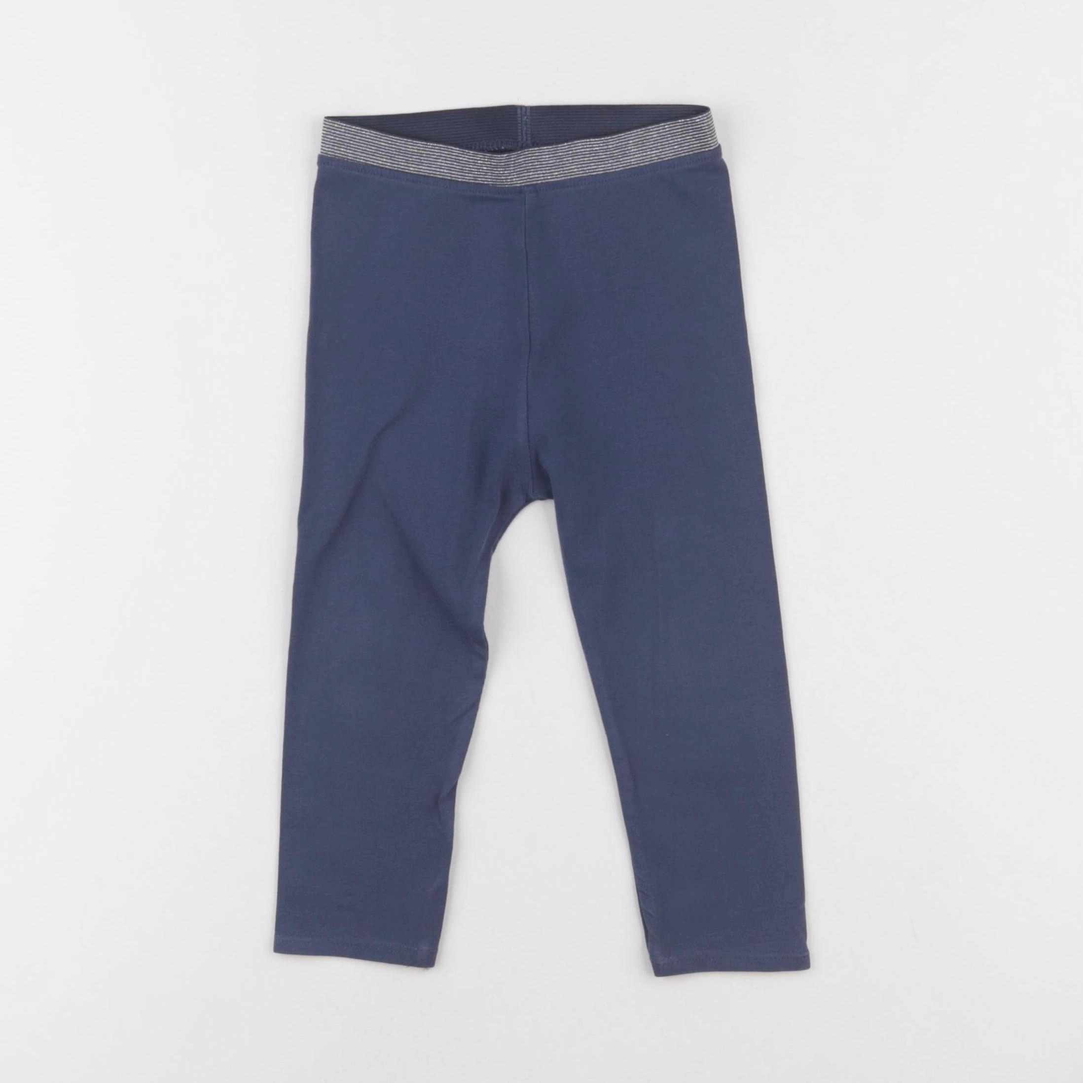 Vertbaudet - legging bleu - 24 mois