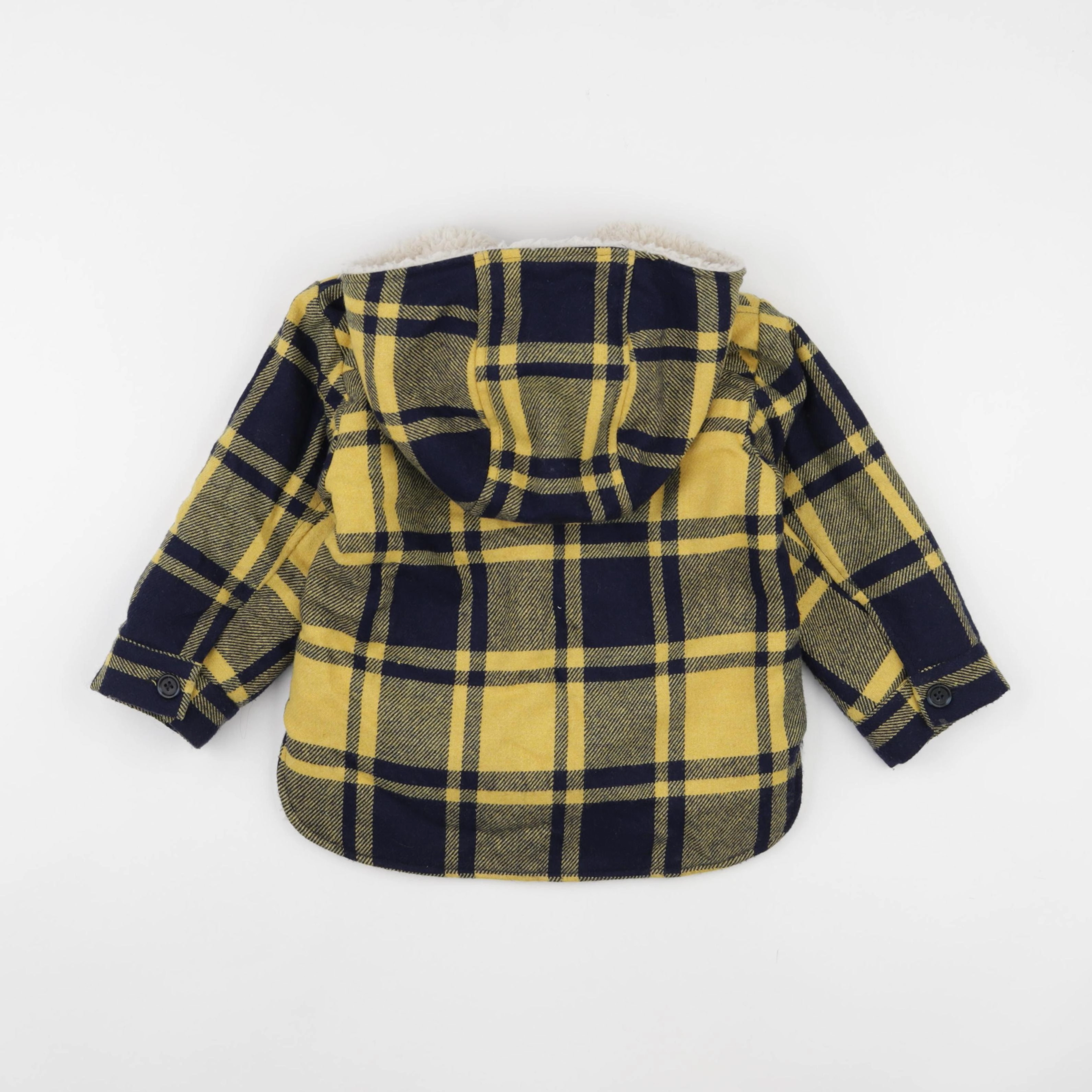 Bonton - manteau jaune, noir - 4 ans