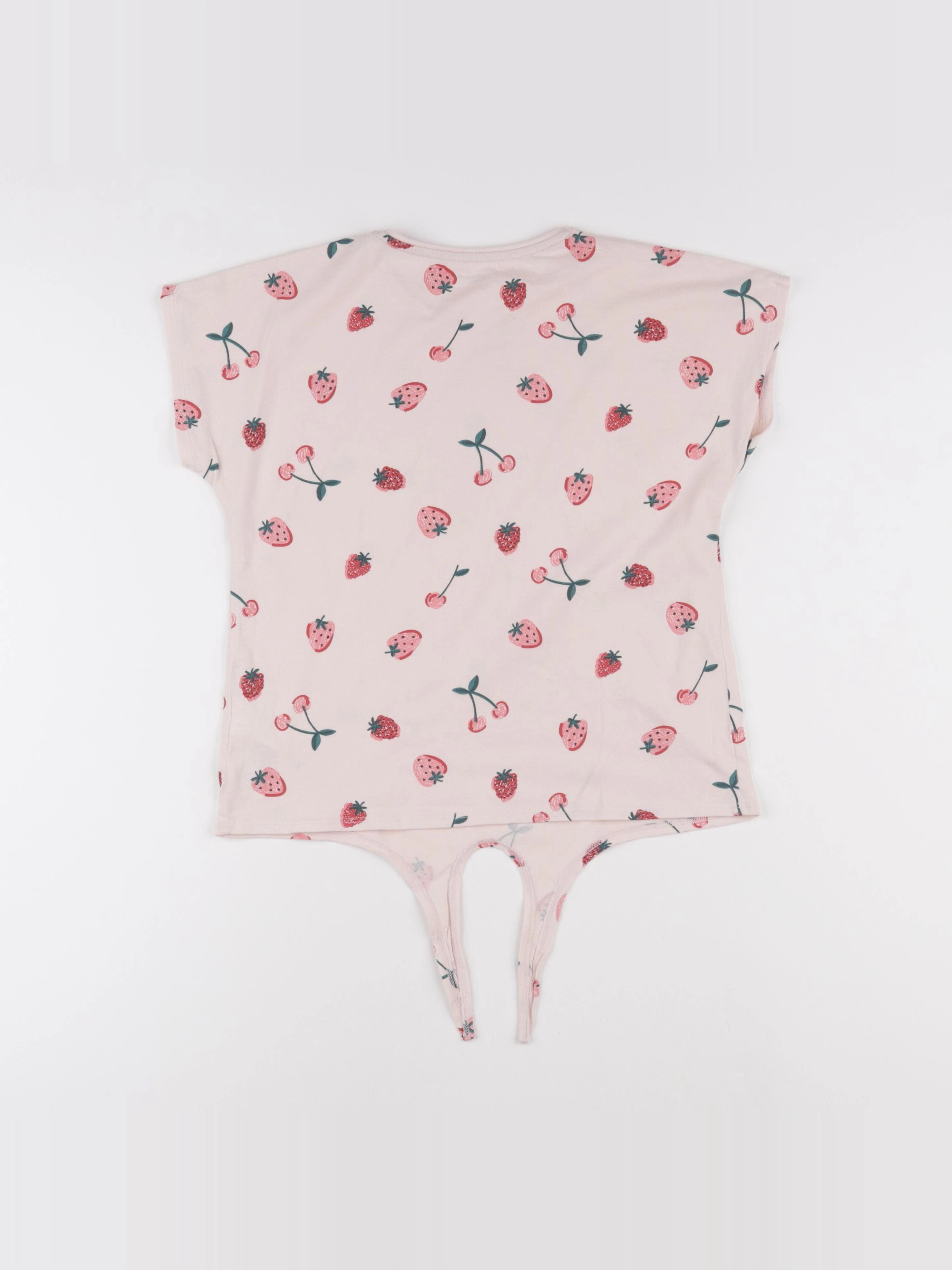 Vertbaudet - tee-shirt rose - 10 ans