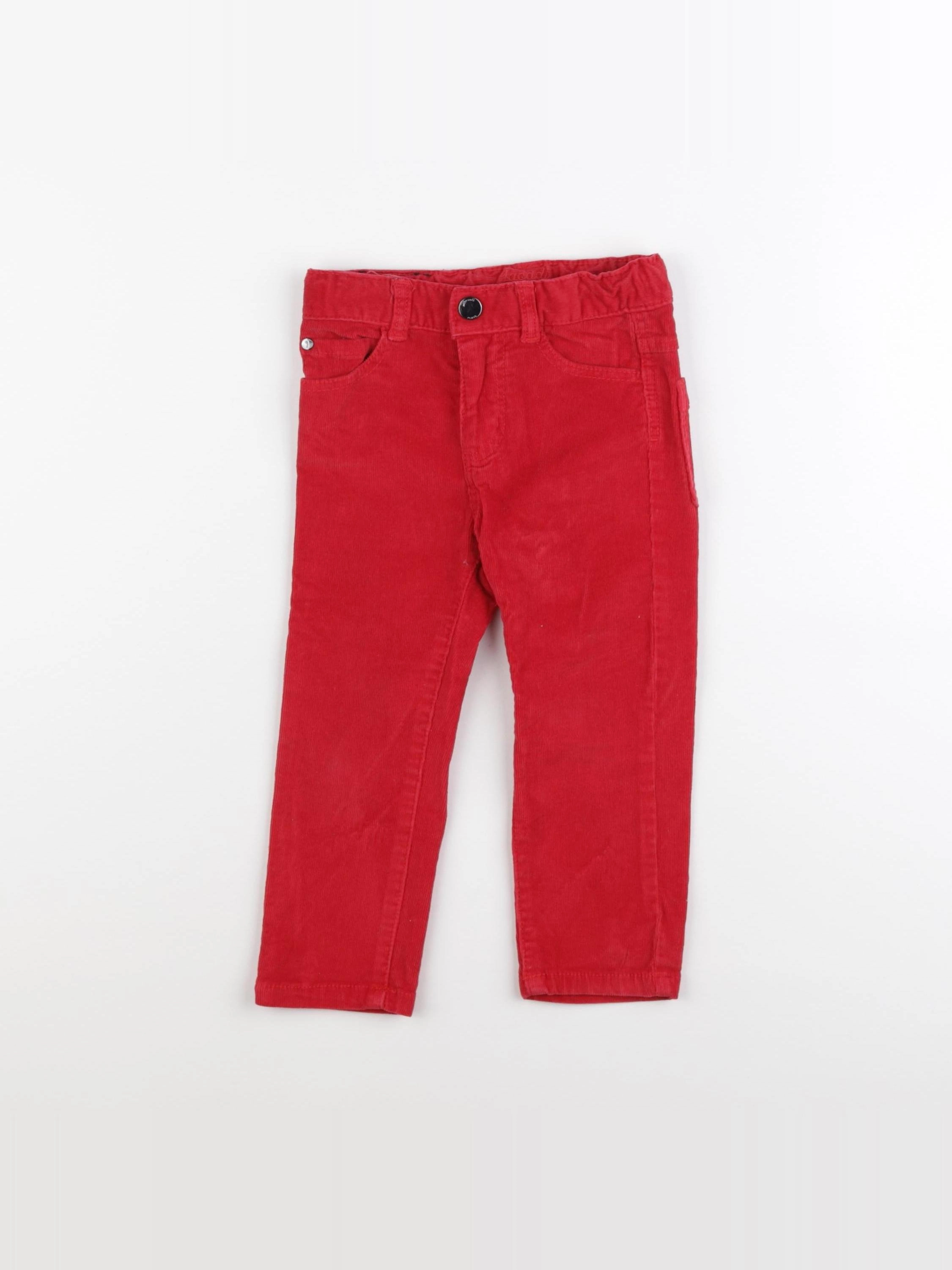 Jacadi - pantalon rouge - 18 mois