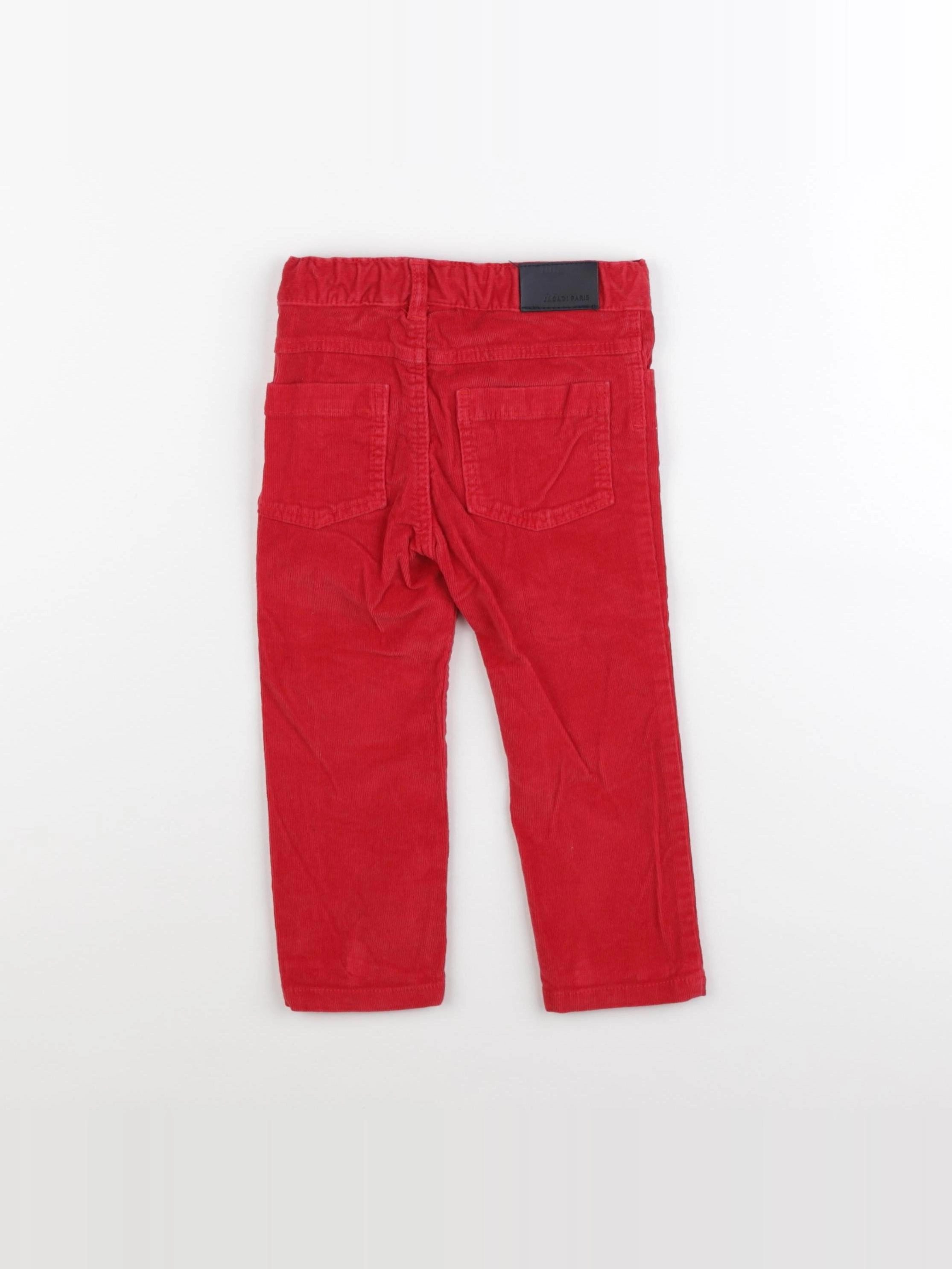 Jacadi - pantalon rouge - 18 mois