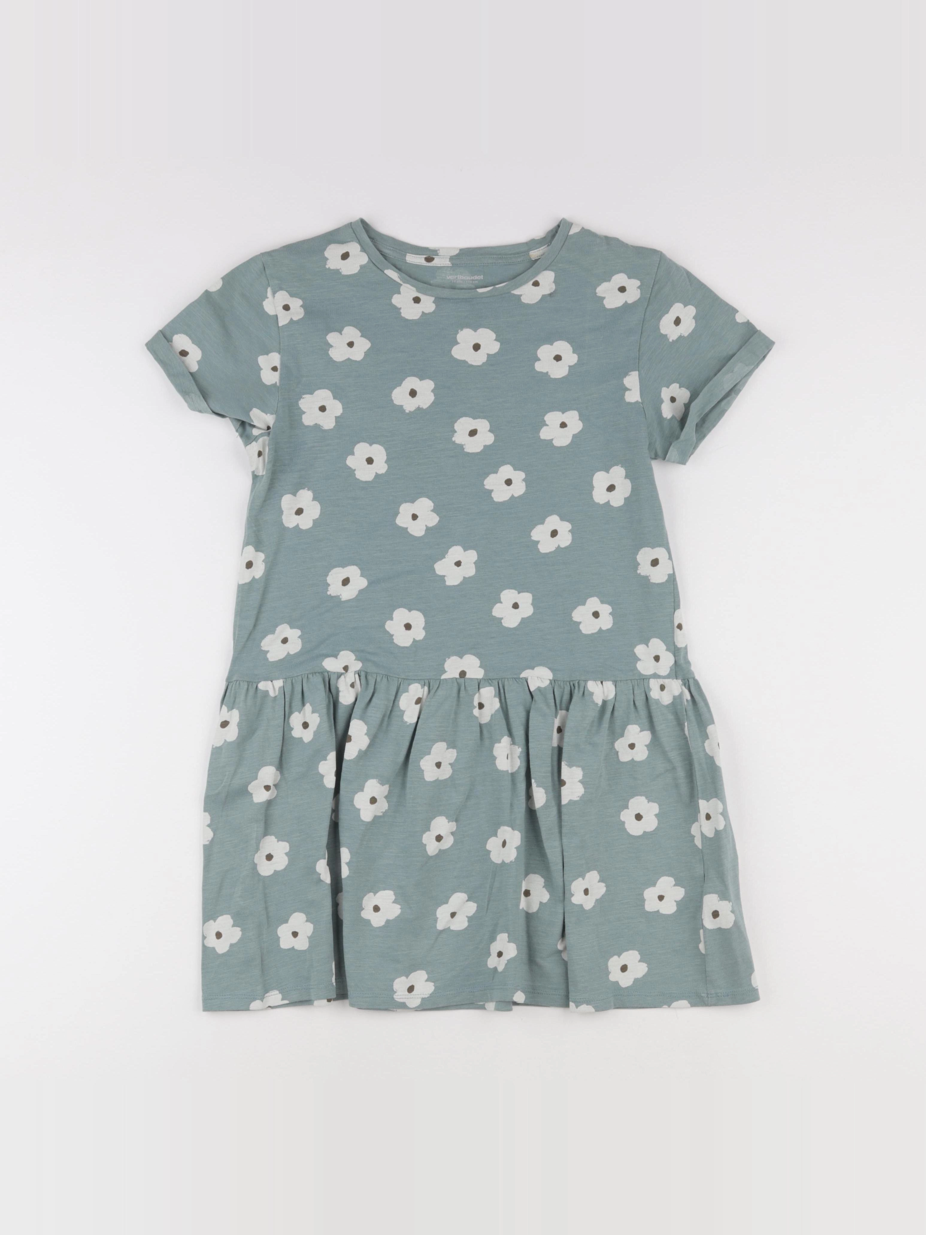 Vertbaudet - robe bleu - 10 ans