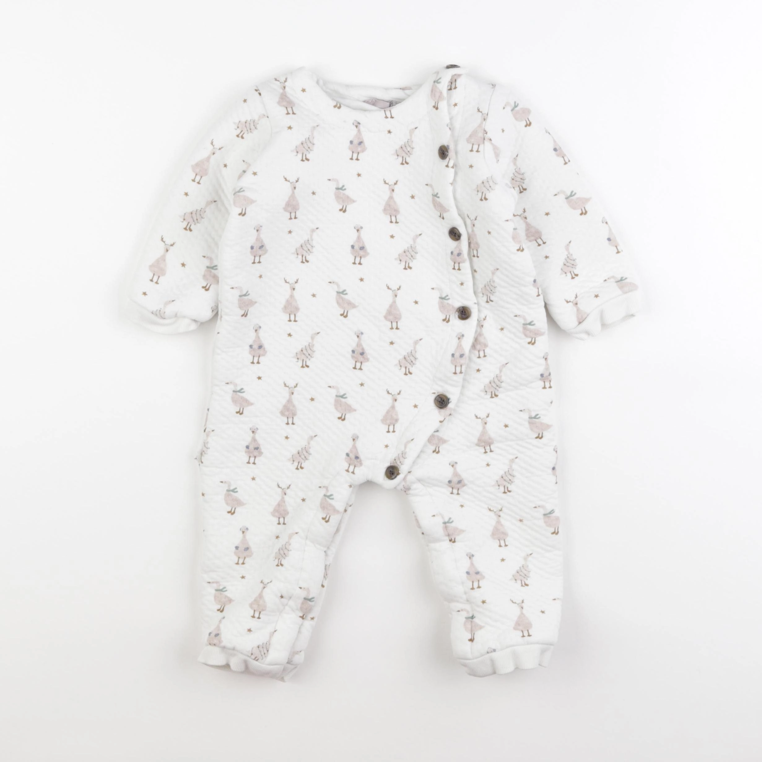 Boutchou - sur-pyjama blanc - 18 mois