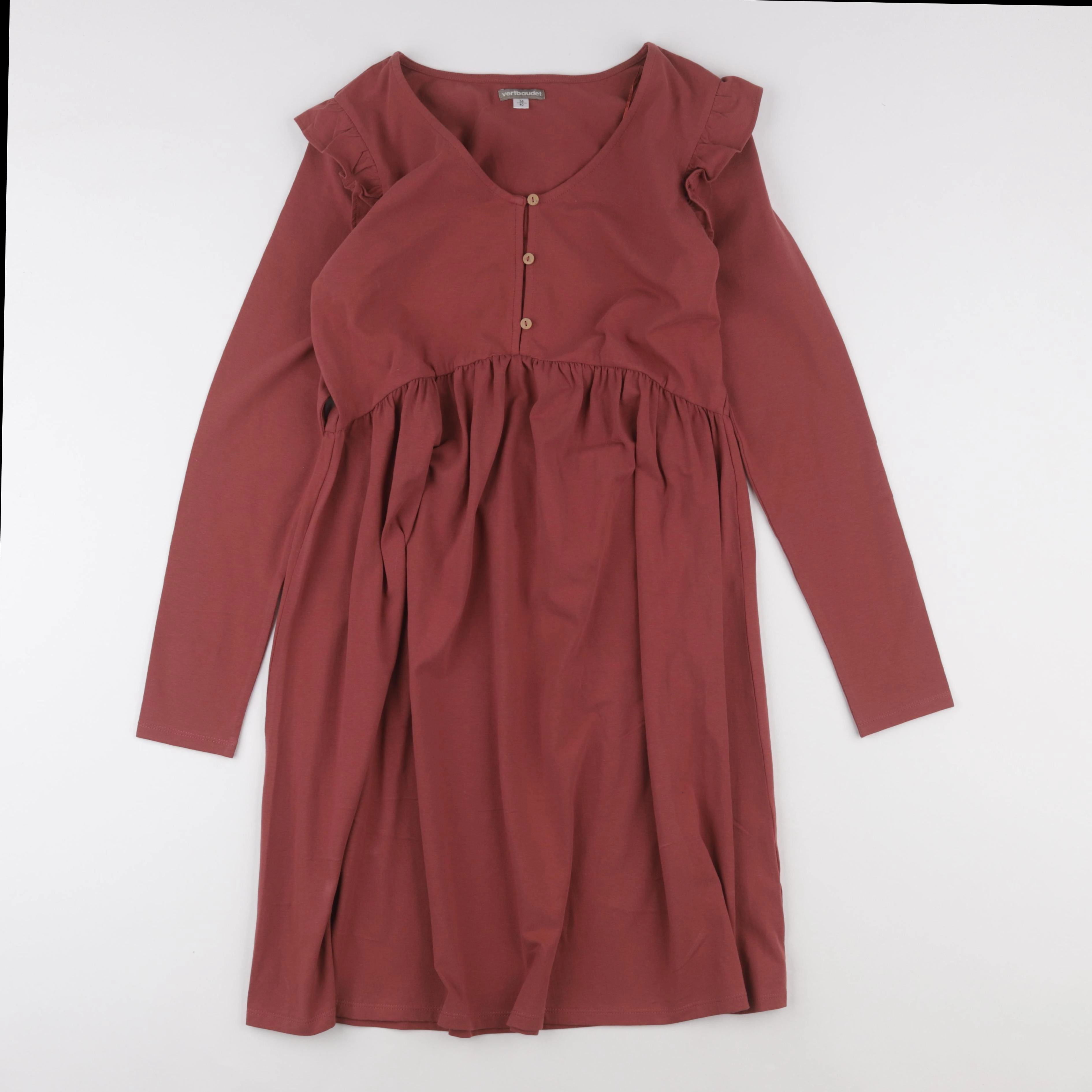 Vertbaudet - robe grossesse marron - 38 à 40